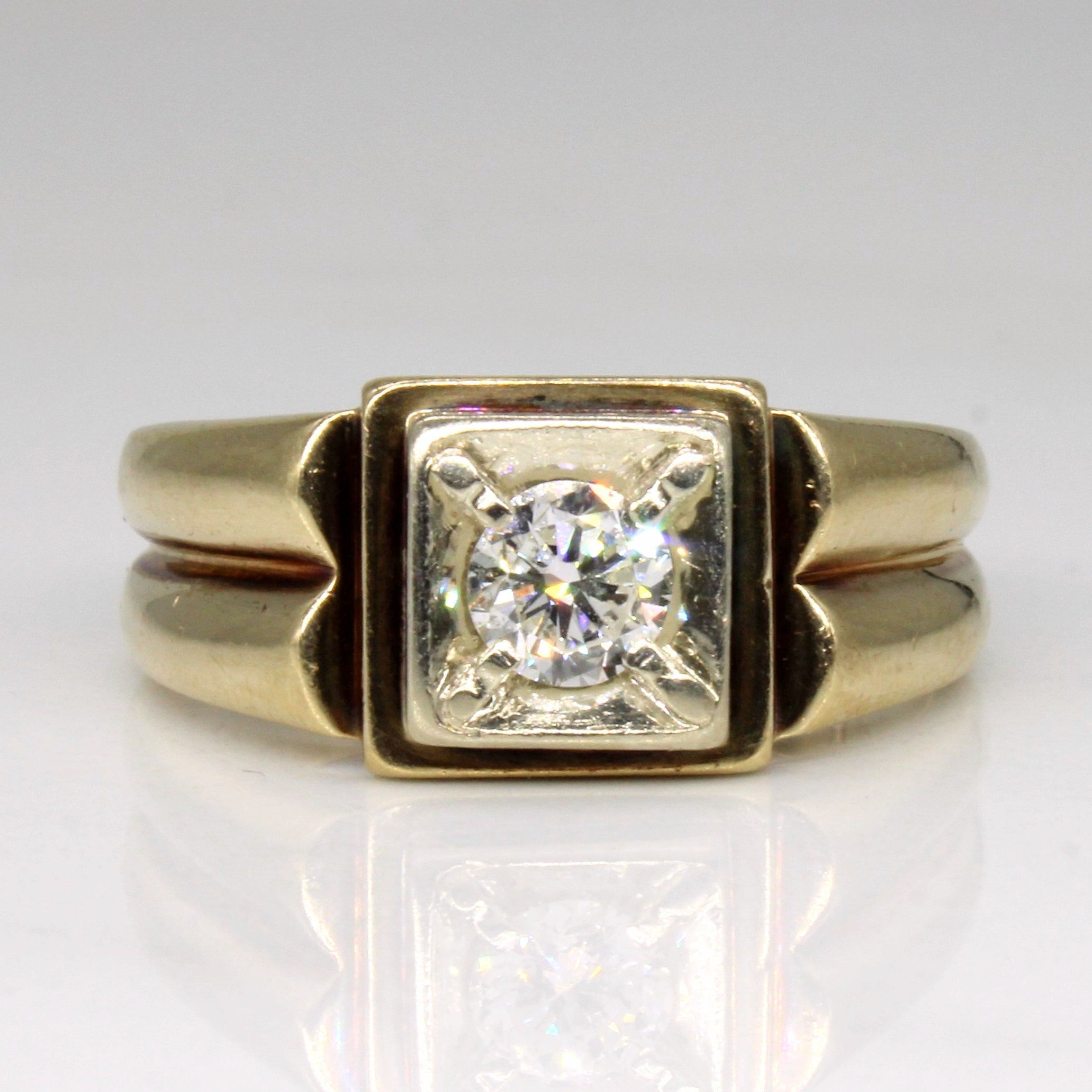 Illusion Set Diamond Ring | 0.41ct | SZ 8.5 |