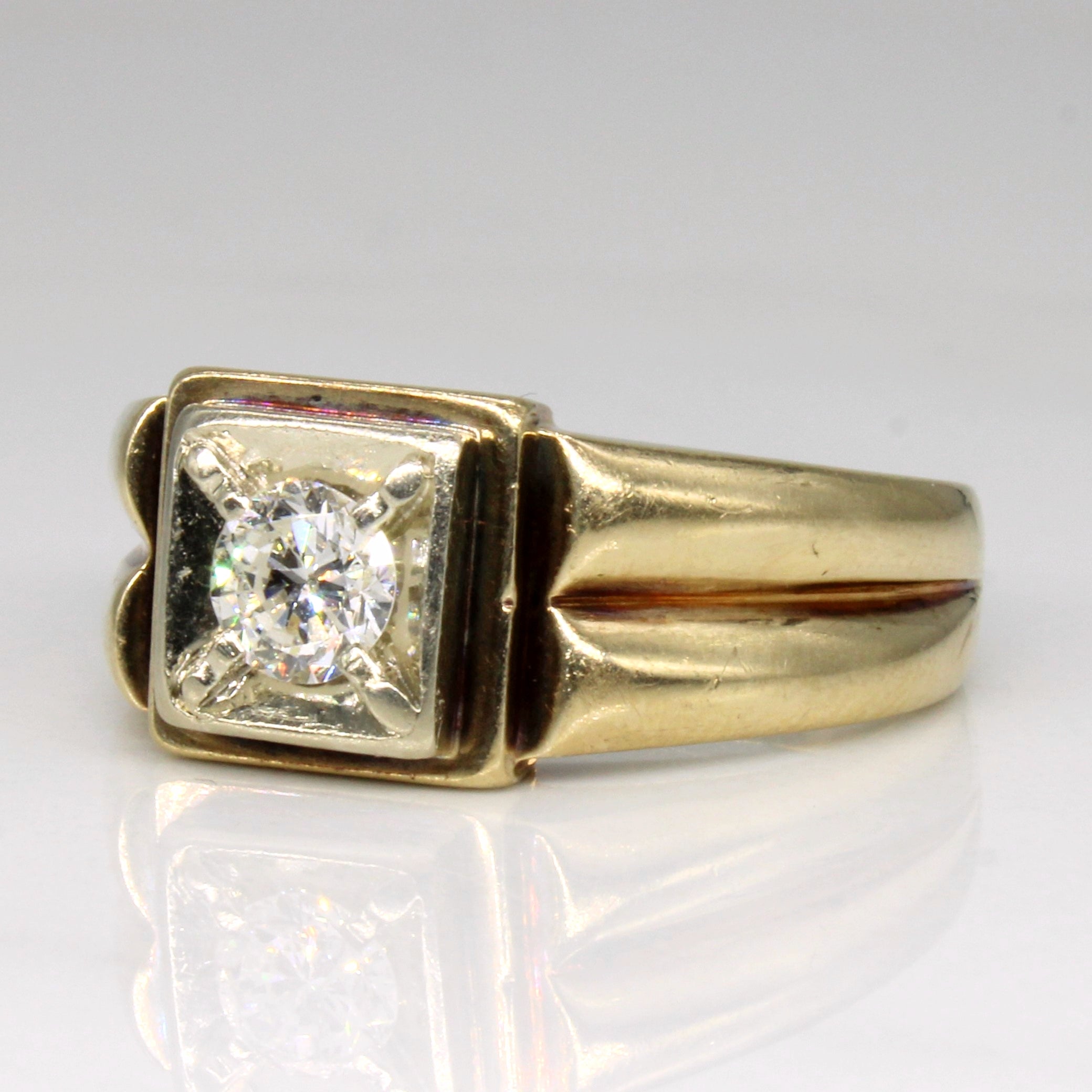 Illusion Set Diamond Ring | 0.41ct | SZ 8.5 |