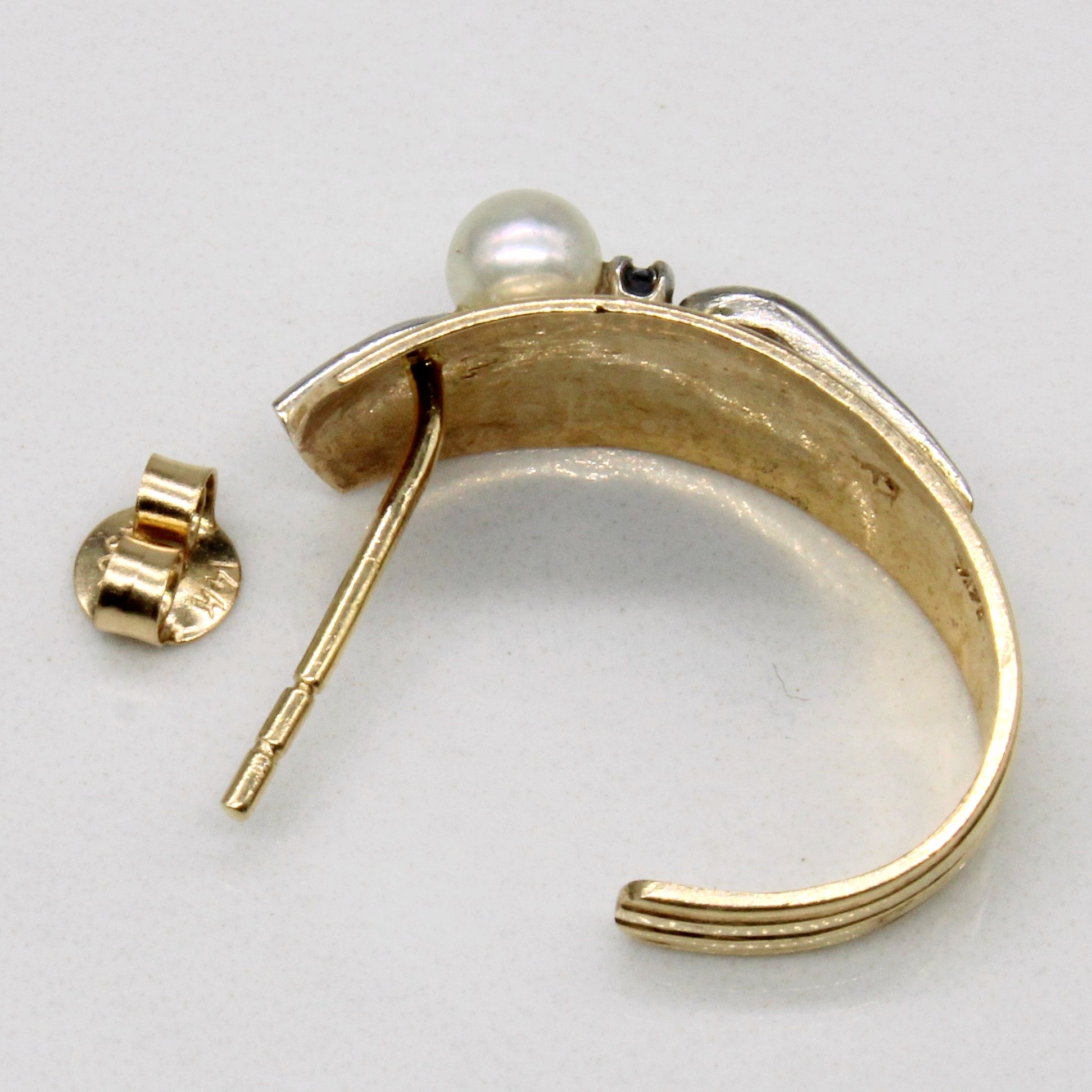 Multi Gem Half Hoop Earrings | 0.04ctw |