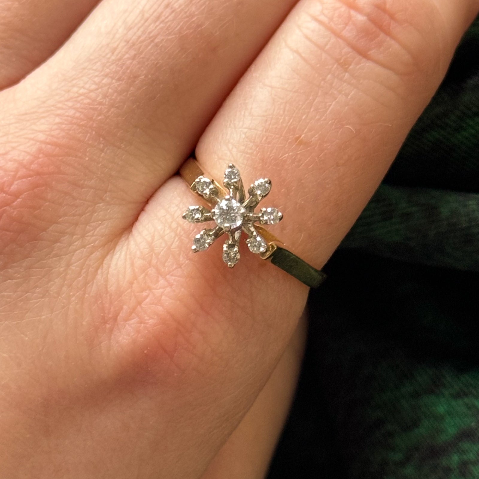 Open Diamond Cluster Ring | 0.27ctw | SZ 8.25 |
