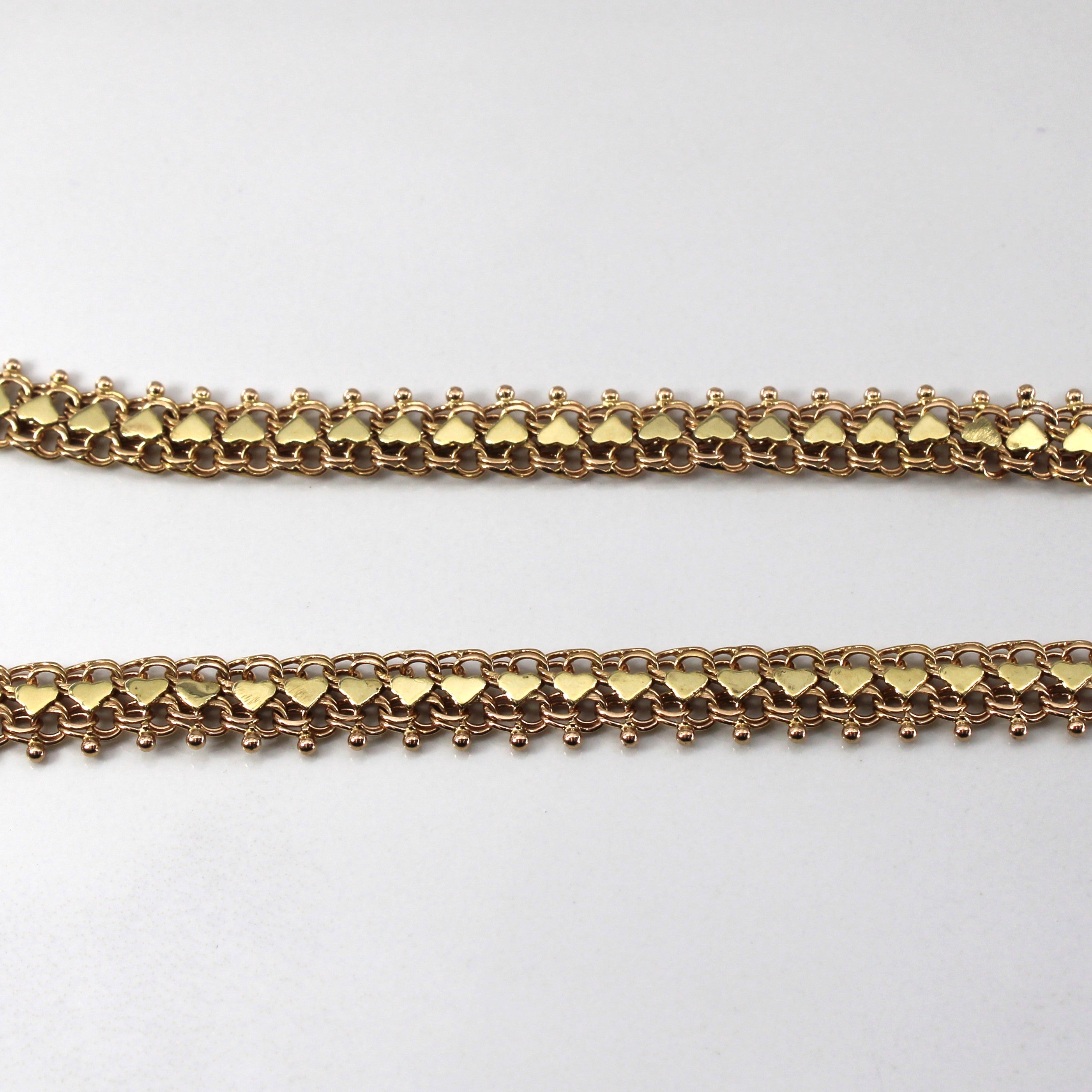 Fancy link Yellow Gold Chain | 18"|