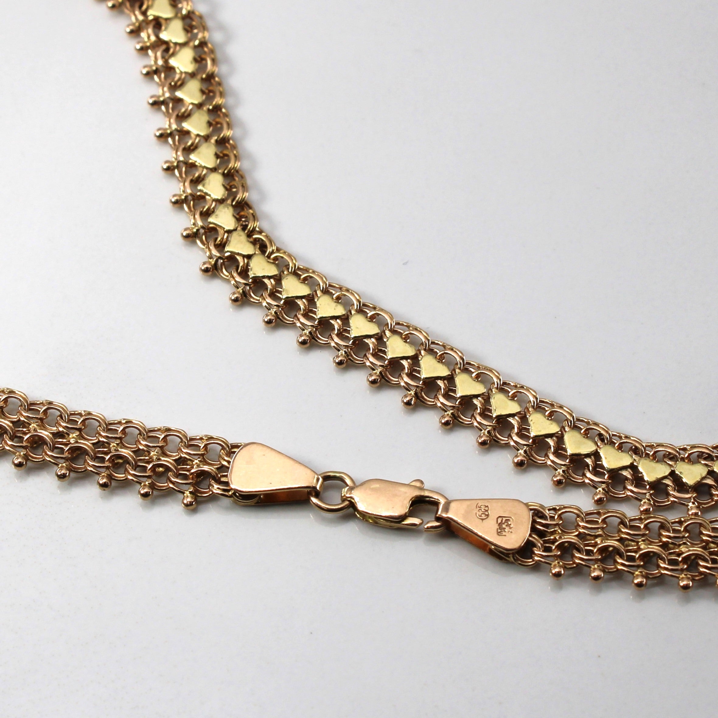 Fancy link Yellow Gold Chain | 18"|