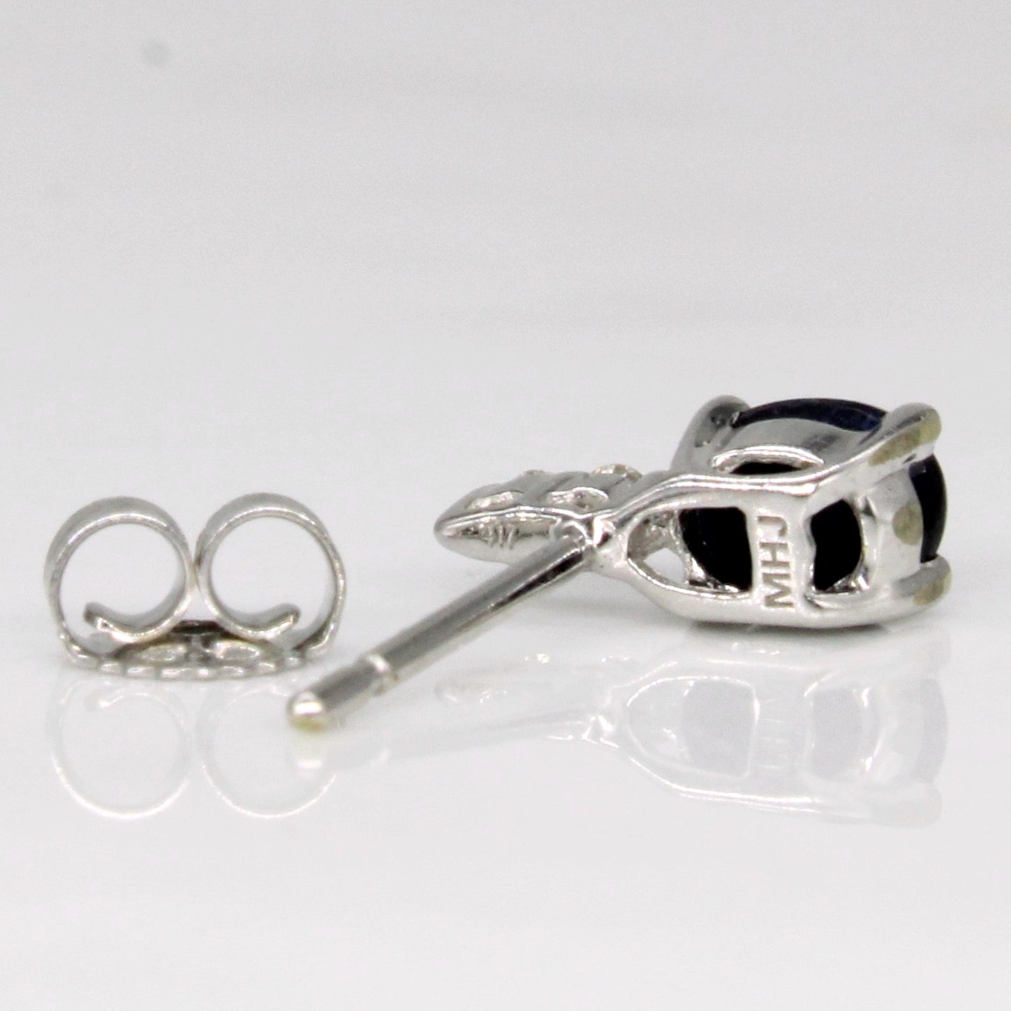 Sapphire & Diamond Earrings | 0.70ctw, 0.05ctw |