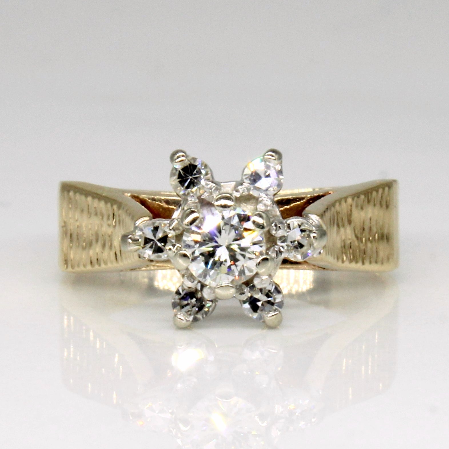 High Set Diamond Ring | 0.31ctw | SZ 3.75 |