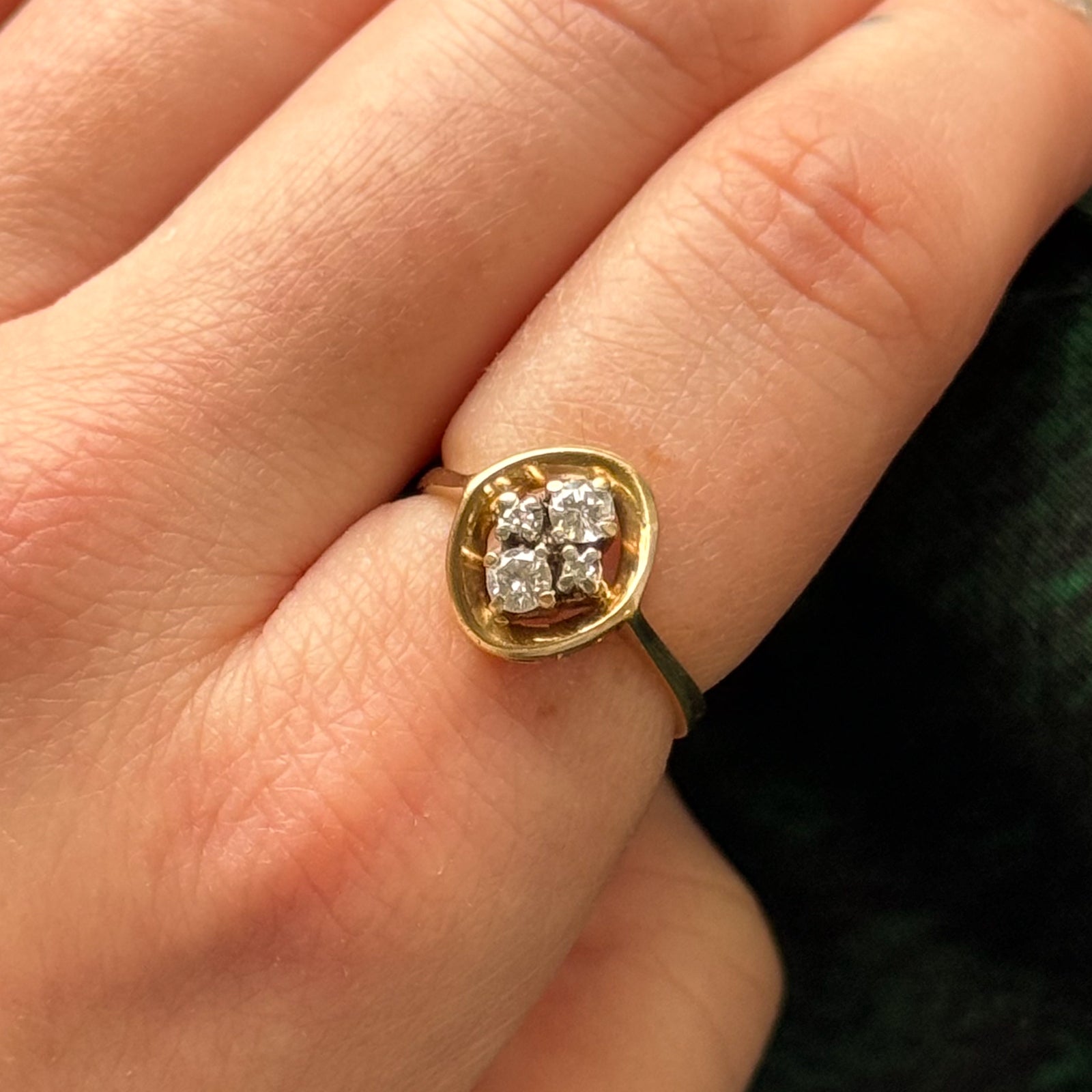 Four Stone Diamond Ring | 0.29ctw | SZ 6.75 |