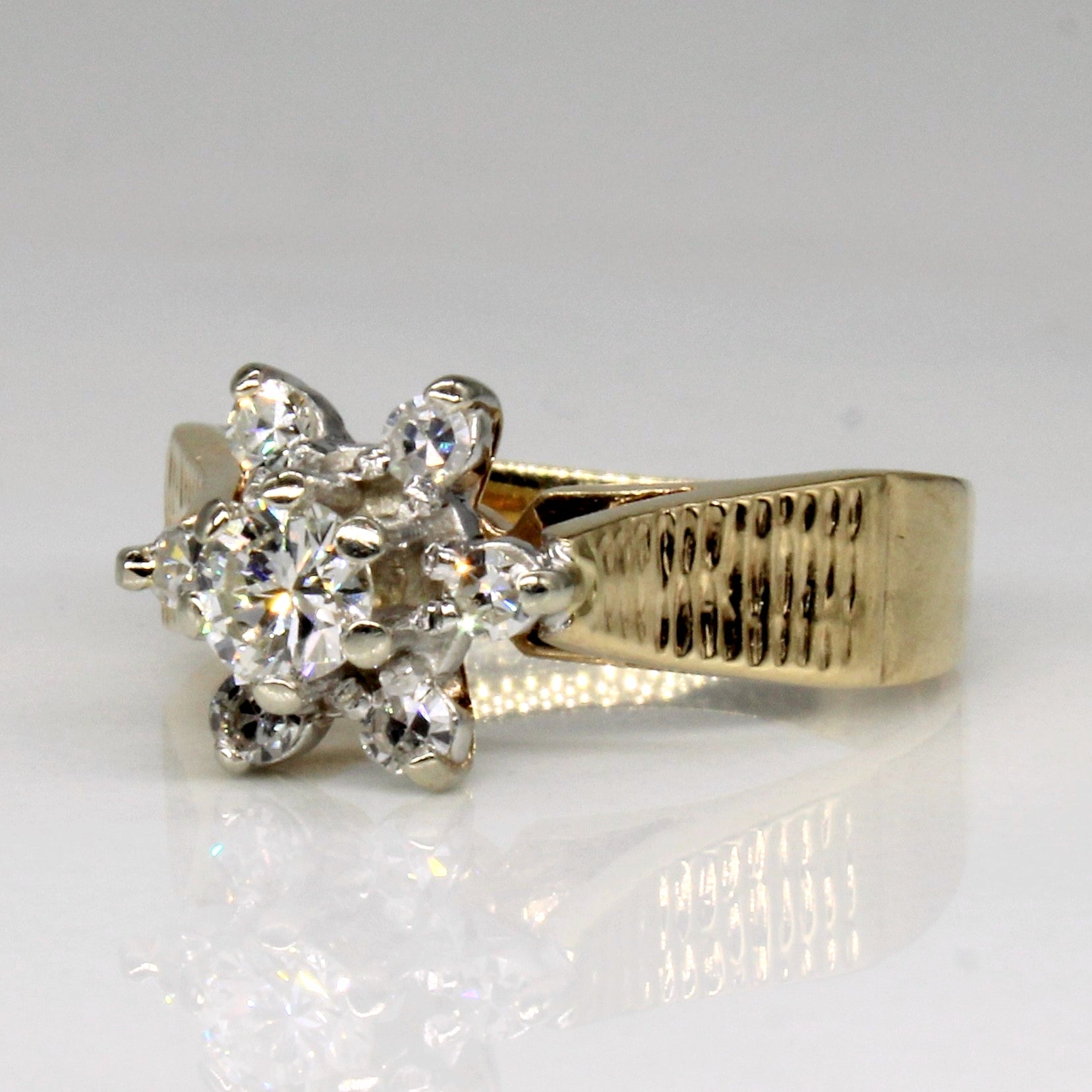High Set Diamond Ring | 0.31ctw | SZ 3.75 |