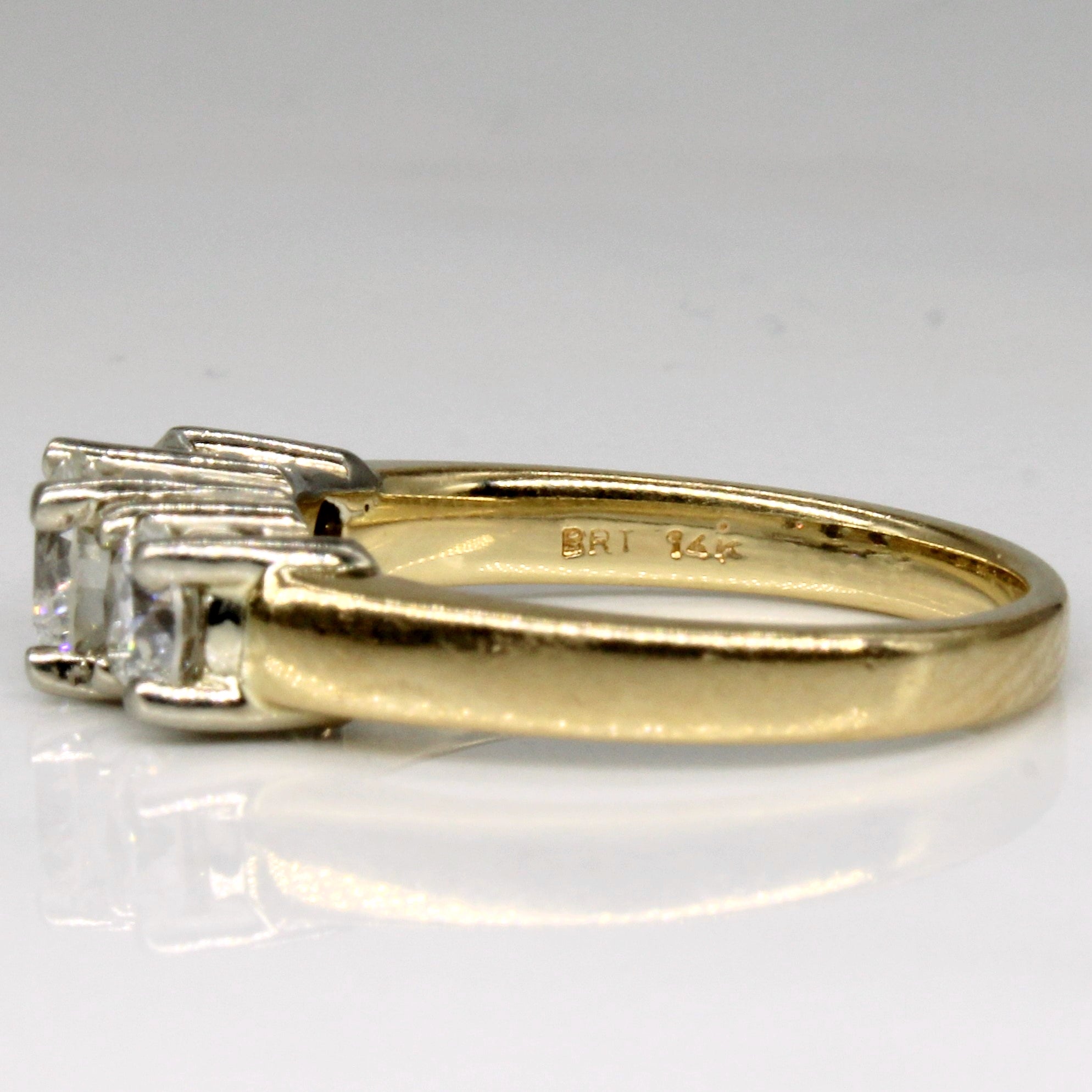 Bague trois diamants | 1,05 ct au total | Taille 5,75 |