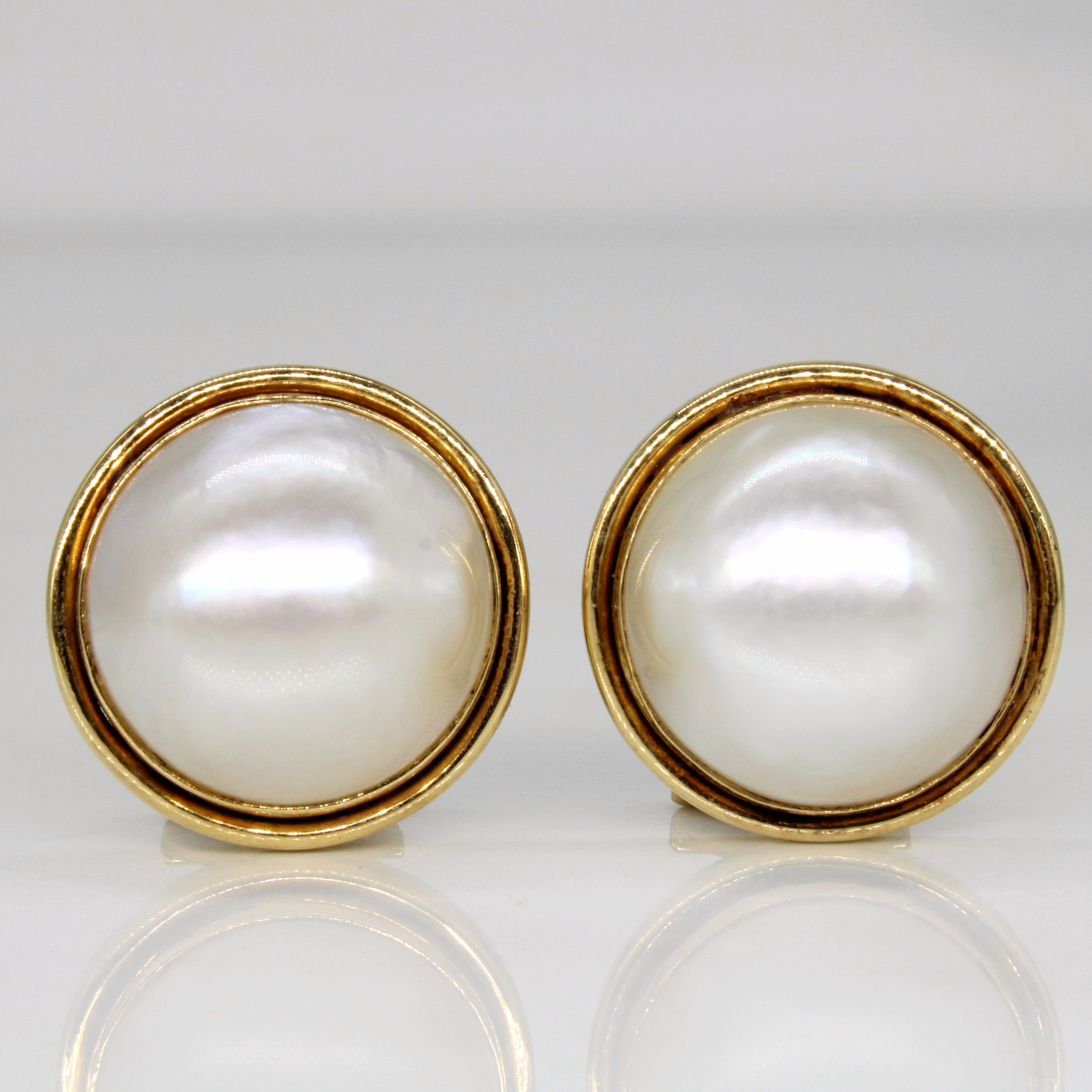 Mabe Pearl Earrings