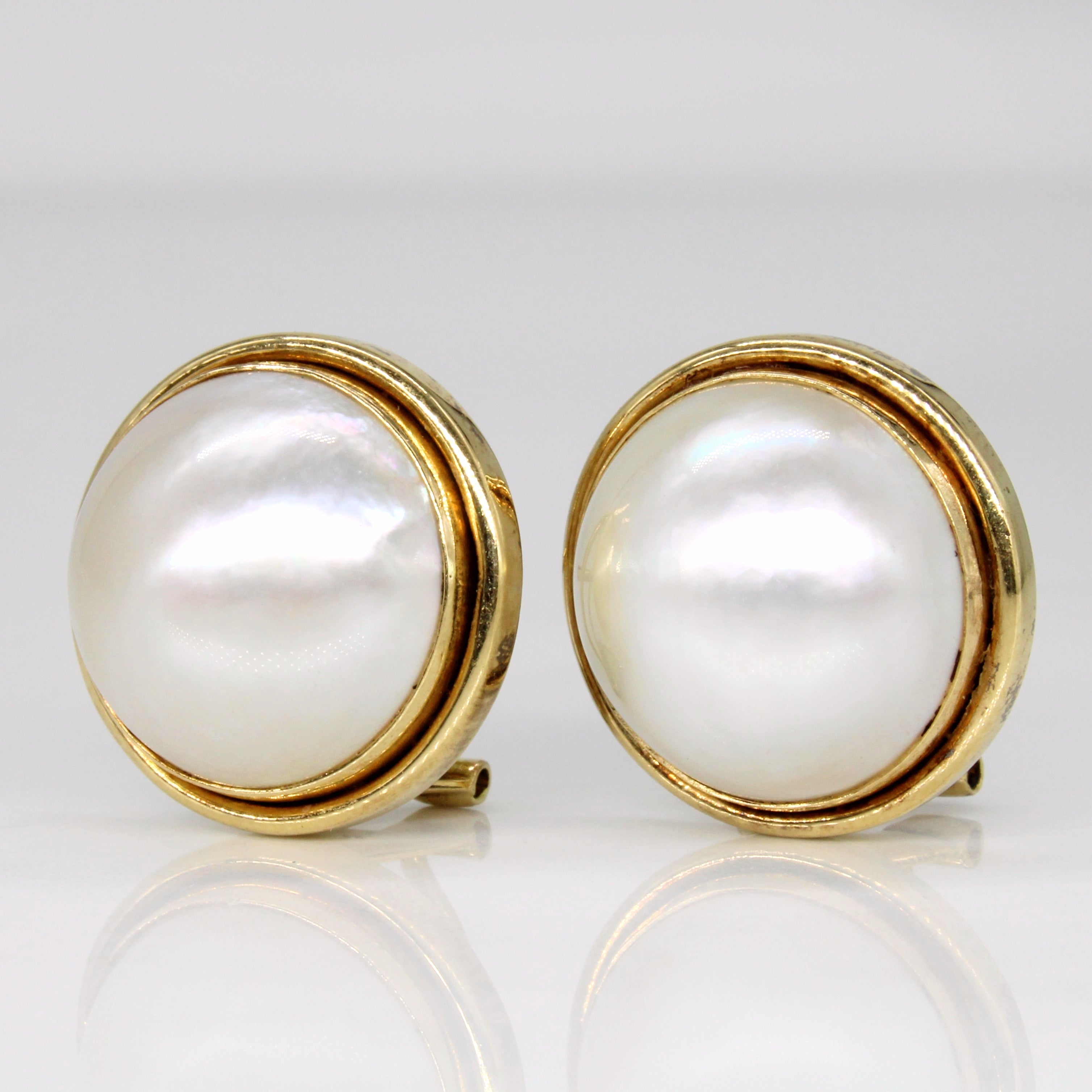 Mabe Pearl Earrings