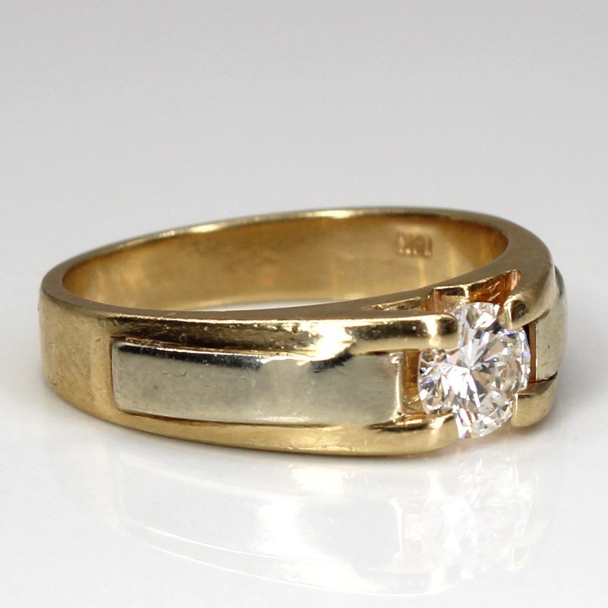 Claw Set Solitaire Diamond Ring | 0.54ct SI1/SI2 G/H | SZ 7.25 |