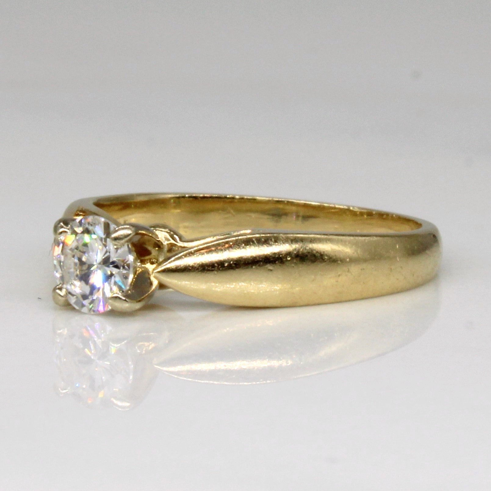 Cathedral Set Diamond Ring | 0.28ct | SZ 3.5 |