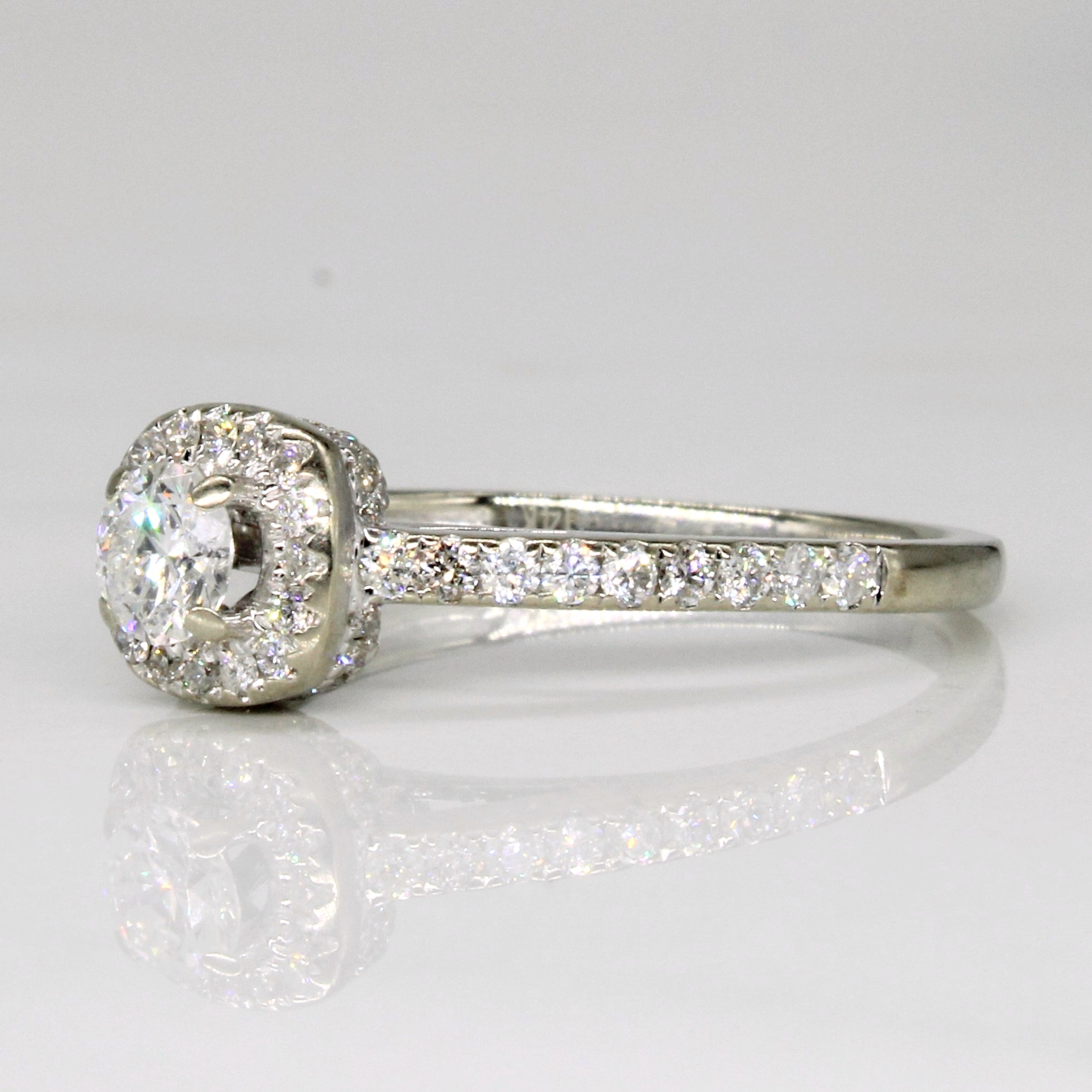 Diamond Engagement Ring | 0.58ctw | SZ 6.5 |