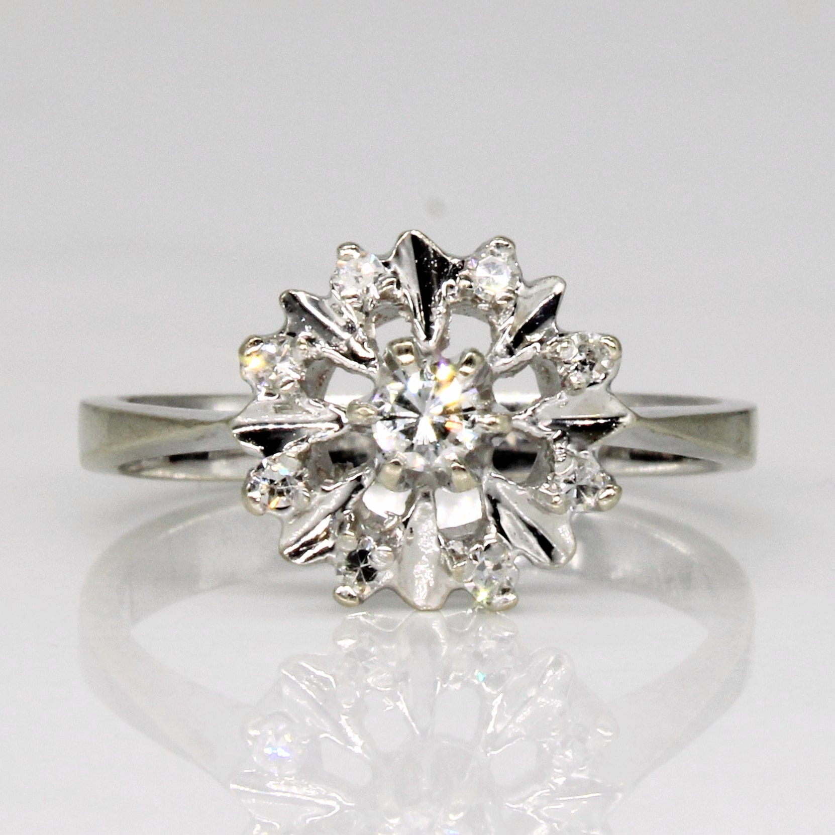 High Set Diamond Ring | 0.15ctw | SZ 5.75 |