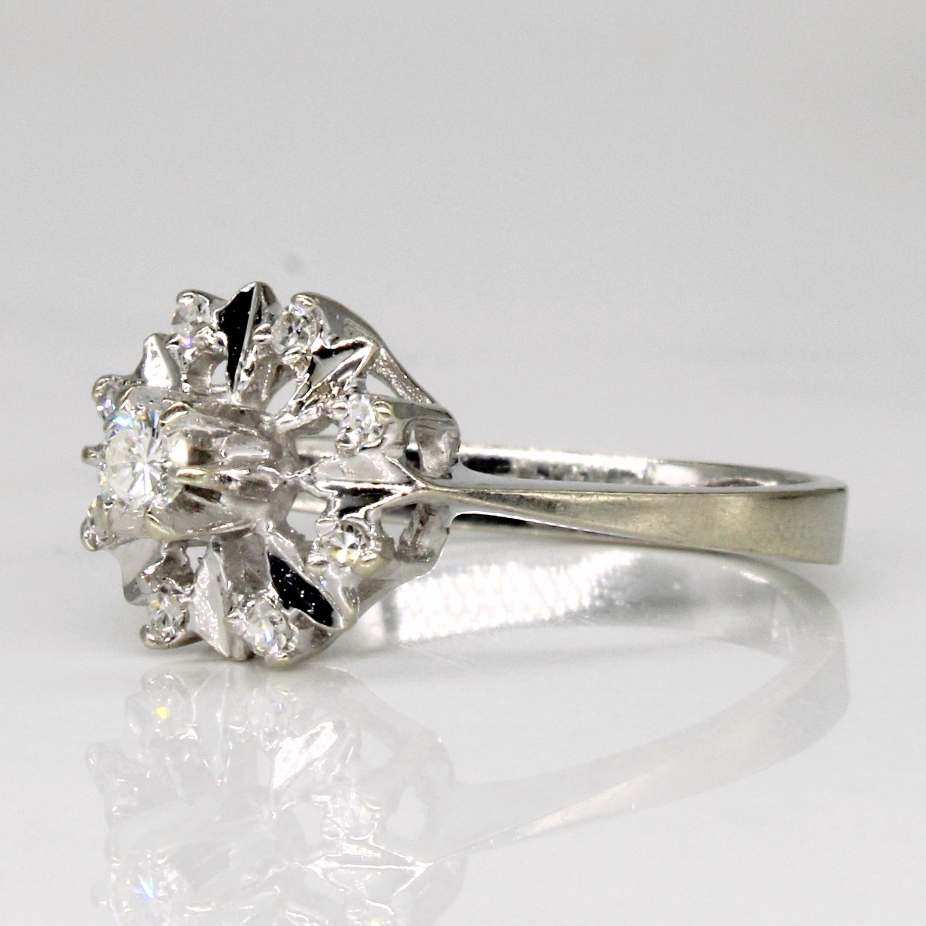 High Set Diamond Ring | 0.15ctw | SZ 5.75 |
