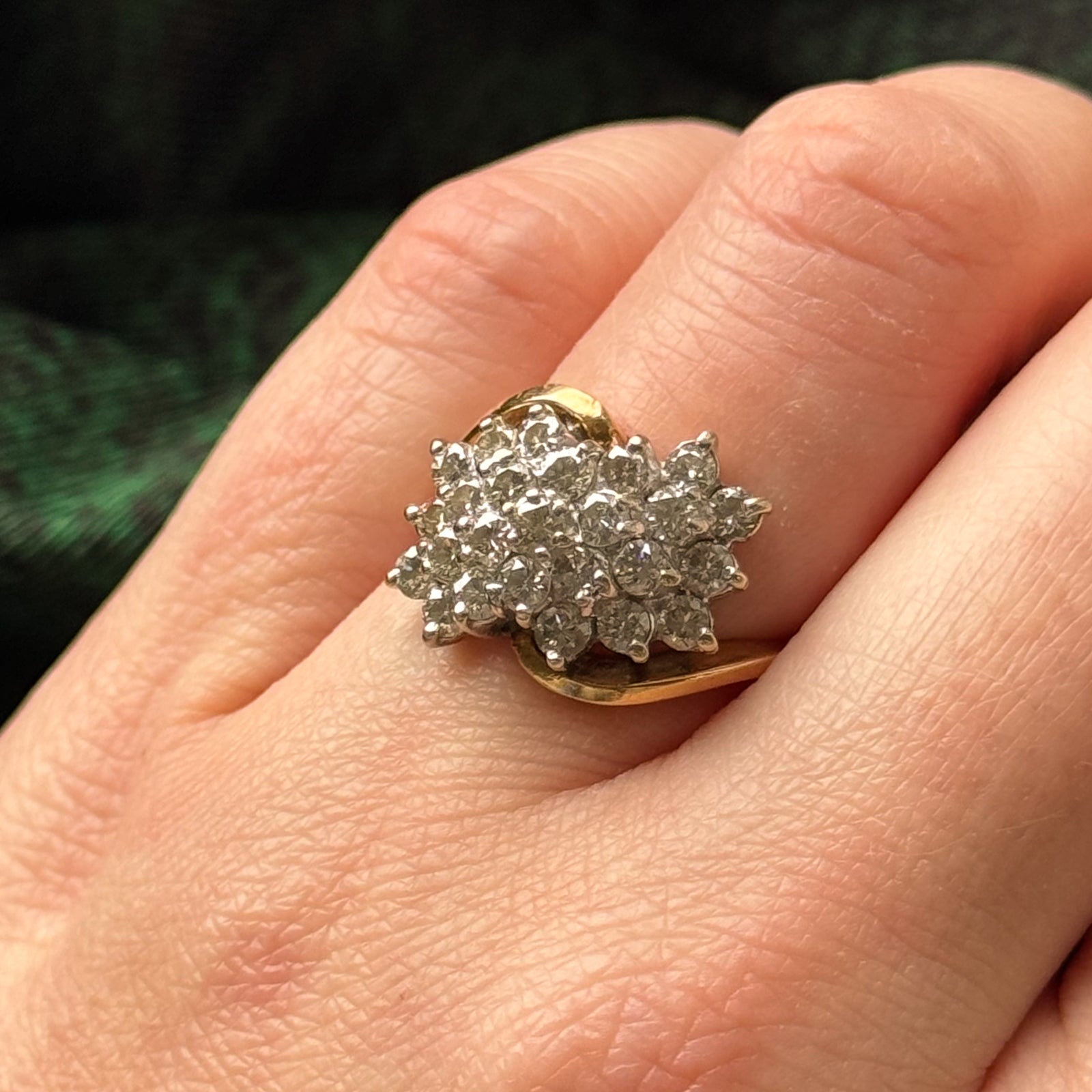 Diamond Cluster Ring | 1.25ctw | SZ 6.25 |