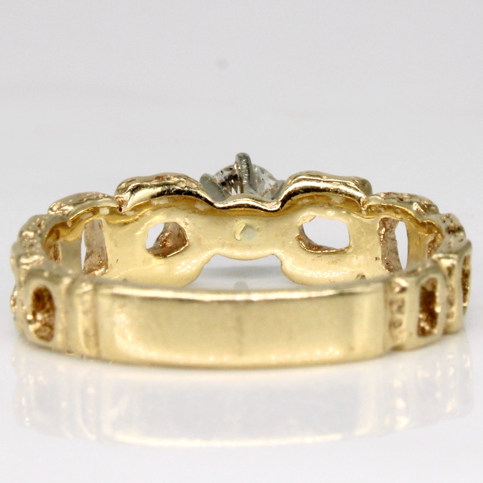 Cathedral Set Diamond Ring | 0.21ct | SZ 6.5 |
