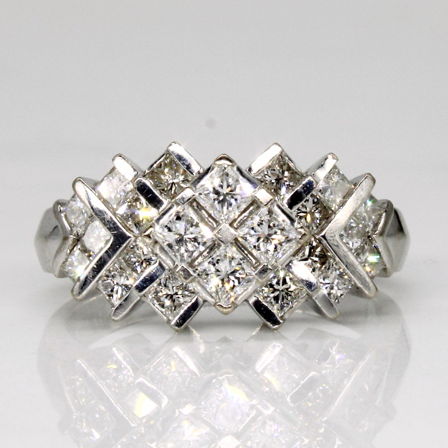 Princess Cut Diamond Ring | 1.12ctw | SZ 5.5 |