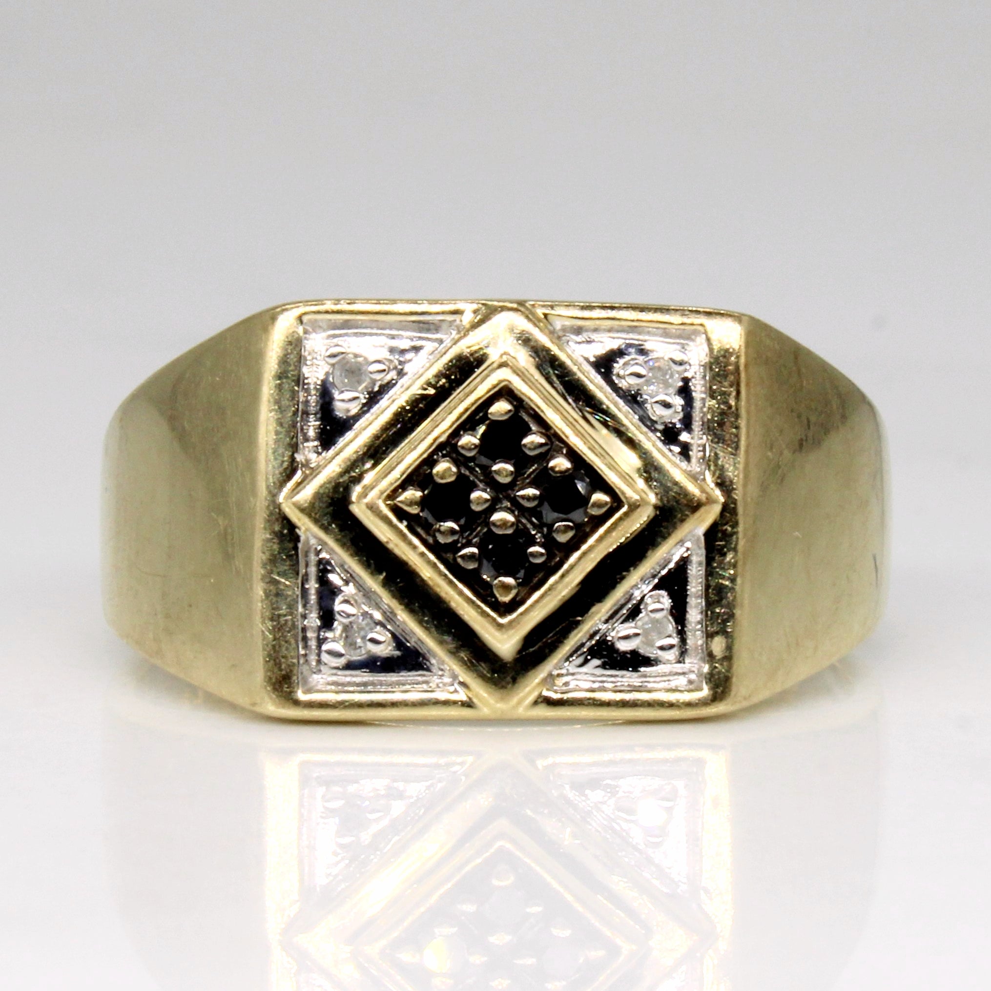 Bague en diamant brun foncé | 0,10 ct | Taille 10 |