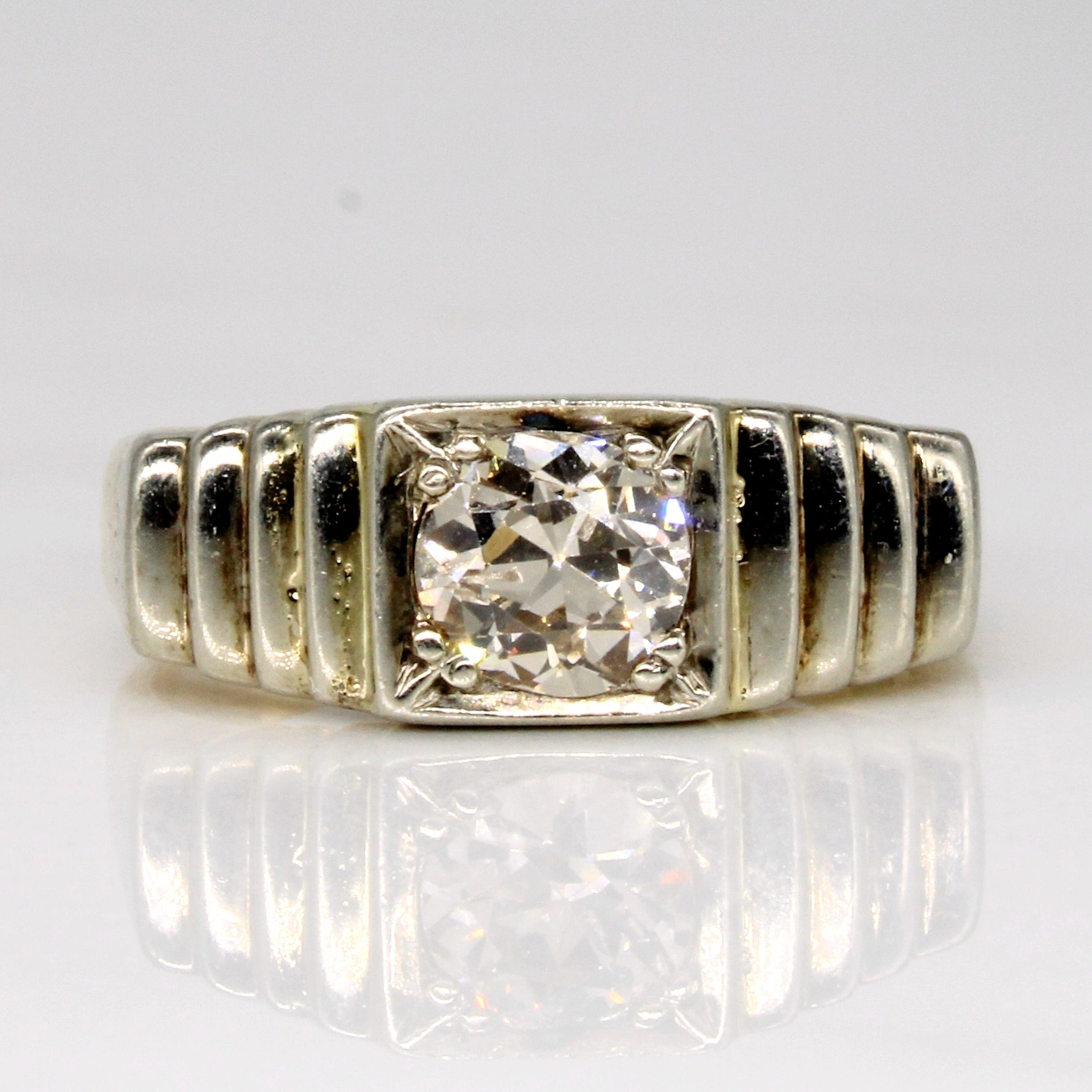 Bague de fiançailles en diamant | 0,67 ct | Taille 6,5 |