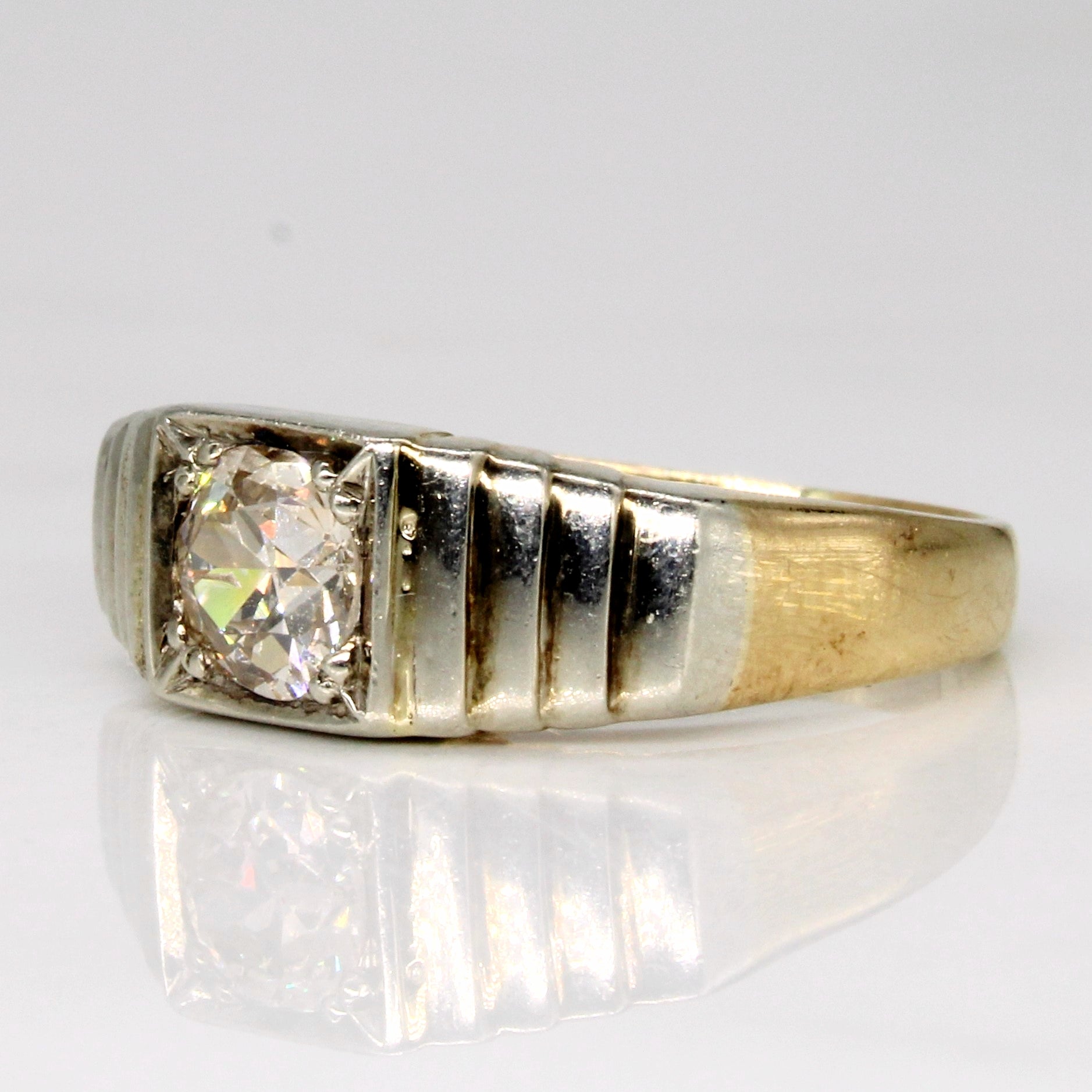 Bague de fiançailles en diamant | 0,67 ct | Taille 6,5 |