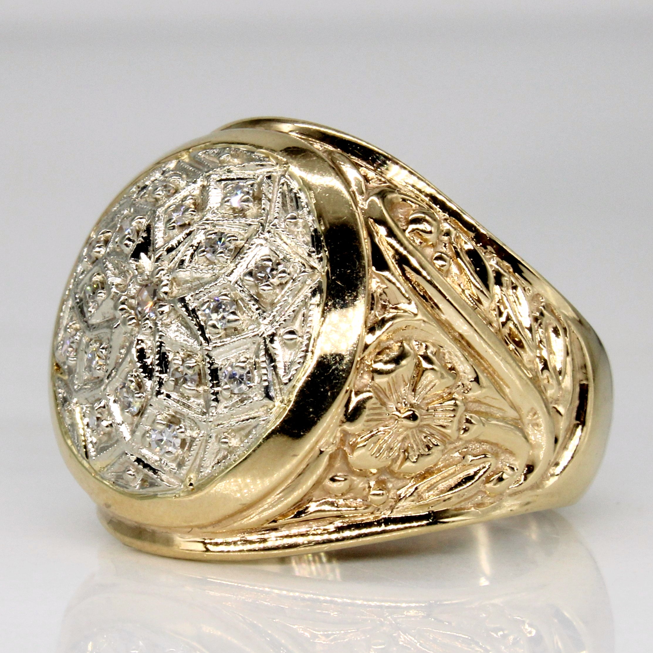 Diamond Cocktail Ring | 0.19ctw | SZ 8.5 |