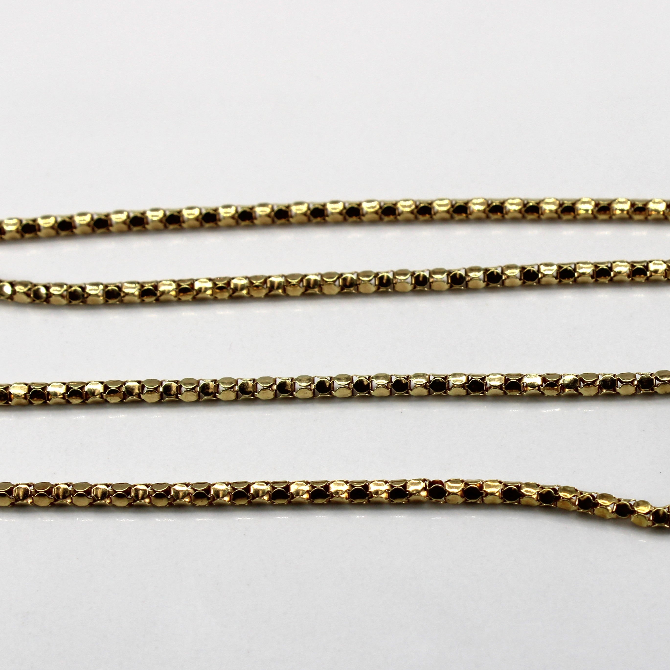 14k Yellow Gold Popcorn Chain | 20"|