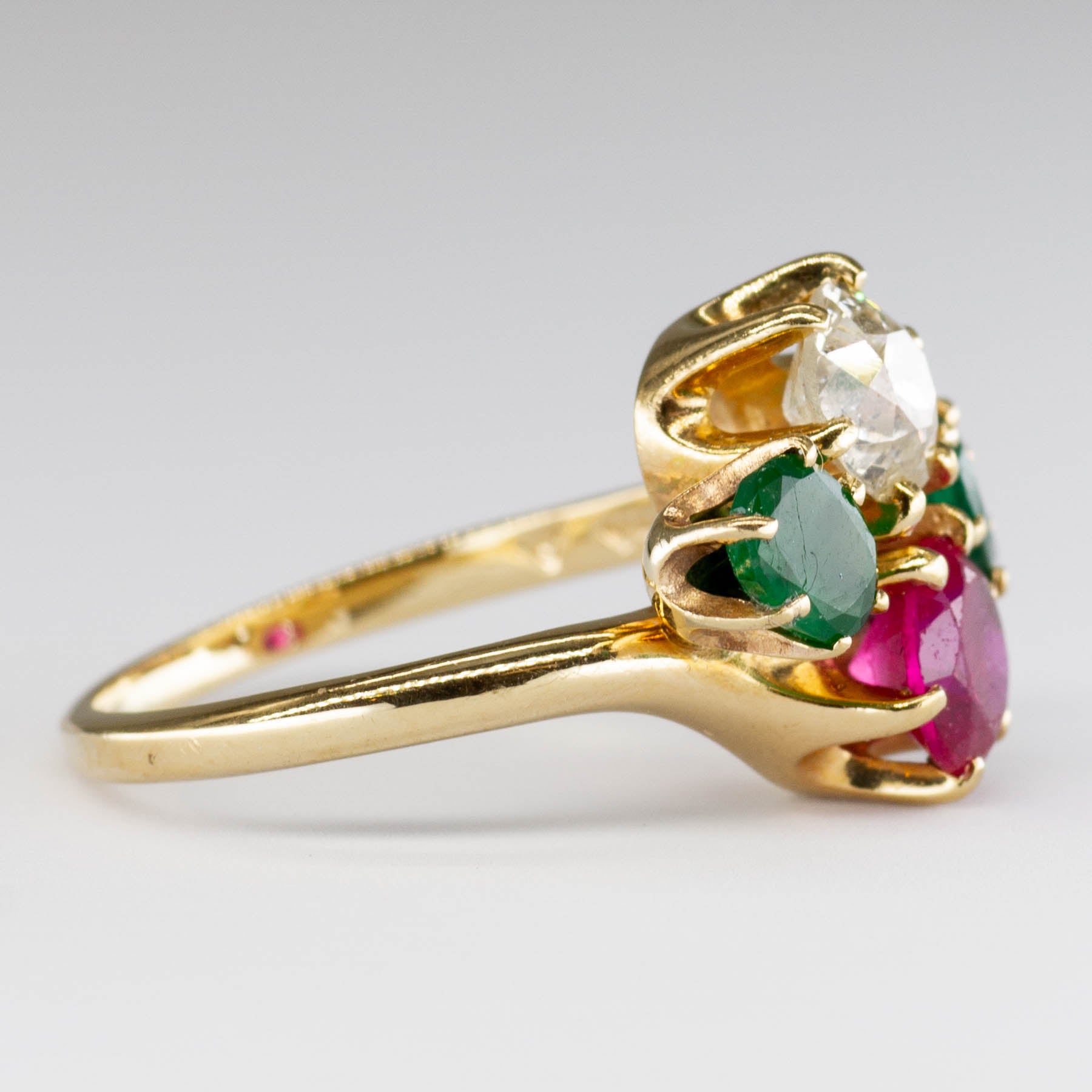 Custom Retro Multi Gem Ring | 0.68ct, 0.50ctw, 0.90ct | SZ 6.5 |