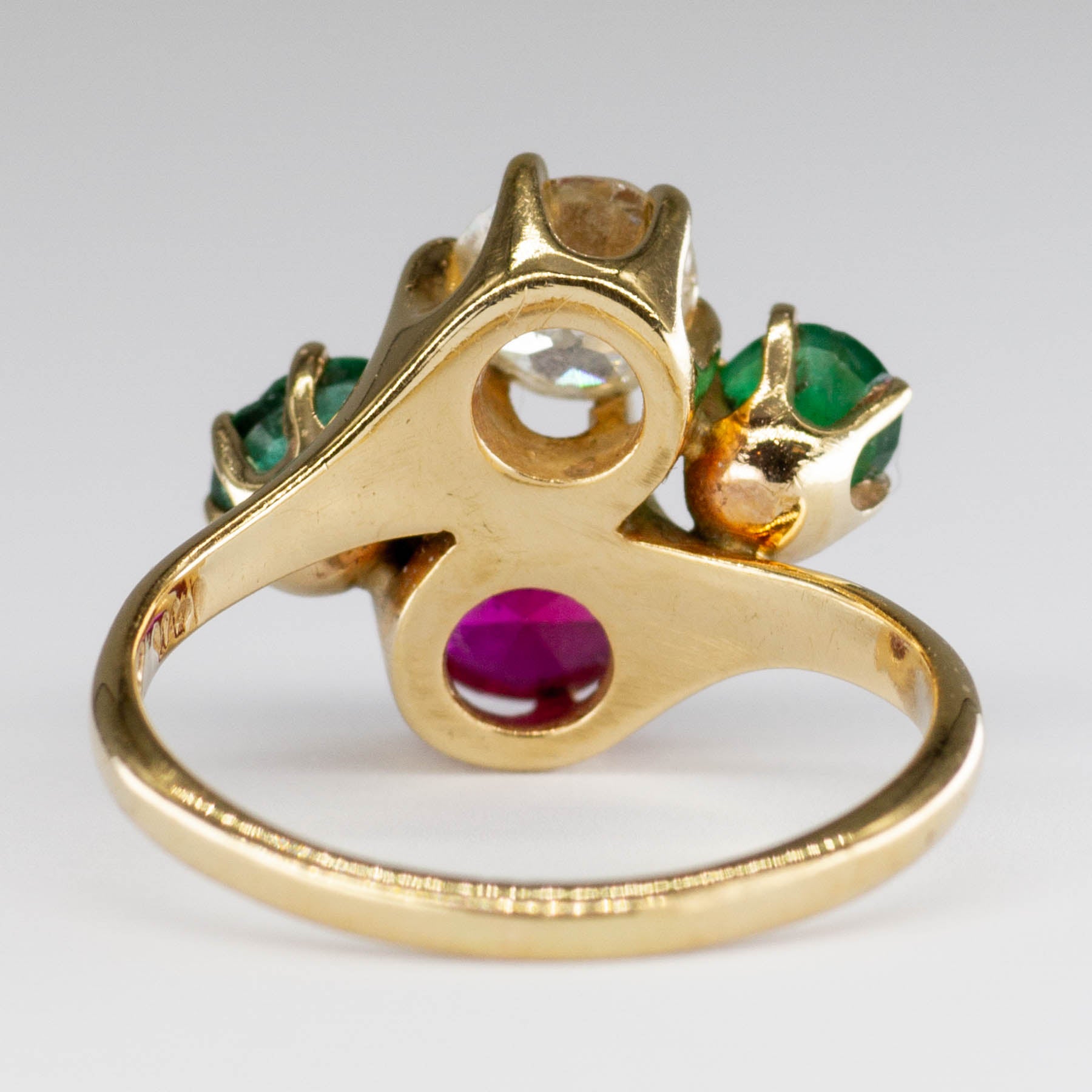 Custom Retro Multi Gem Ring | 0.68ct, 0.50ctw, 0.90ct | SZ 6.5 |