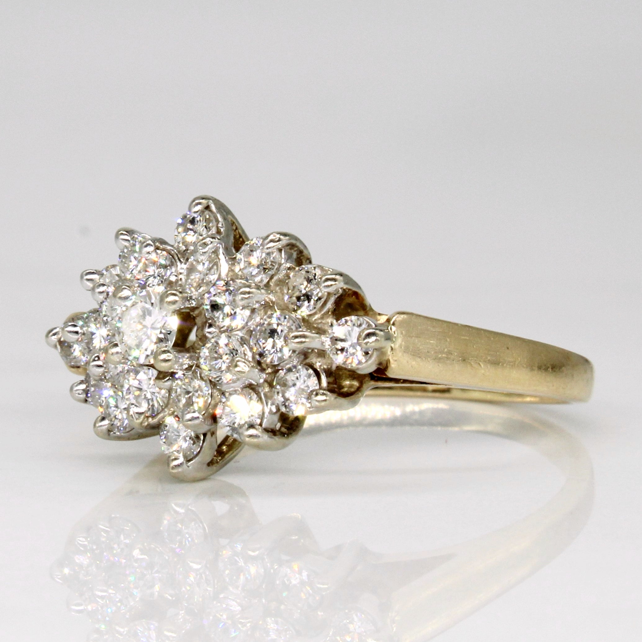 Diamond Cluster Ring | 0.98ctw | SZ 8.25 |