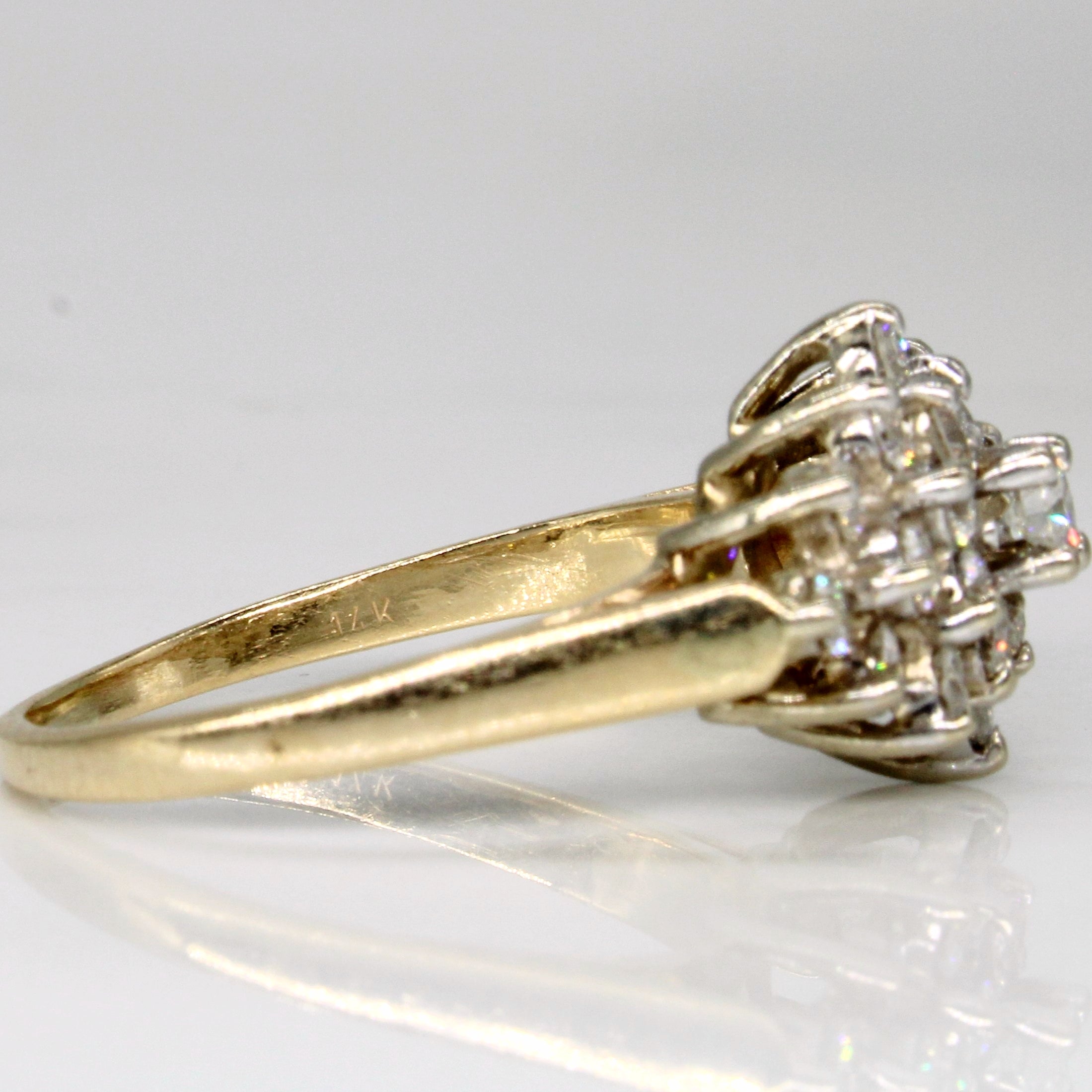 Diamond Cluster Ring | 0.98ctw | SZ 8.25 |
