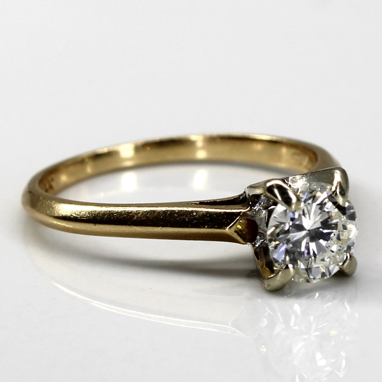 Four Prong Solitaire Diamond Ring | 0.73ct SI1 H/I | SZ 7 |