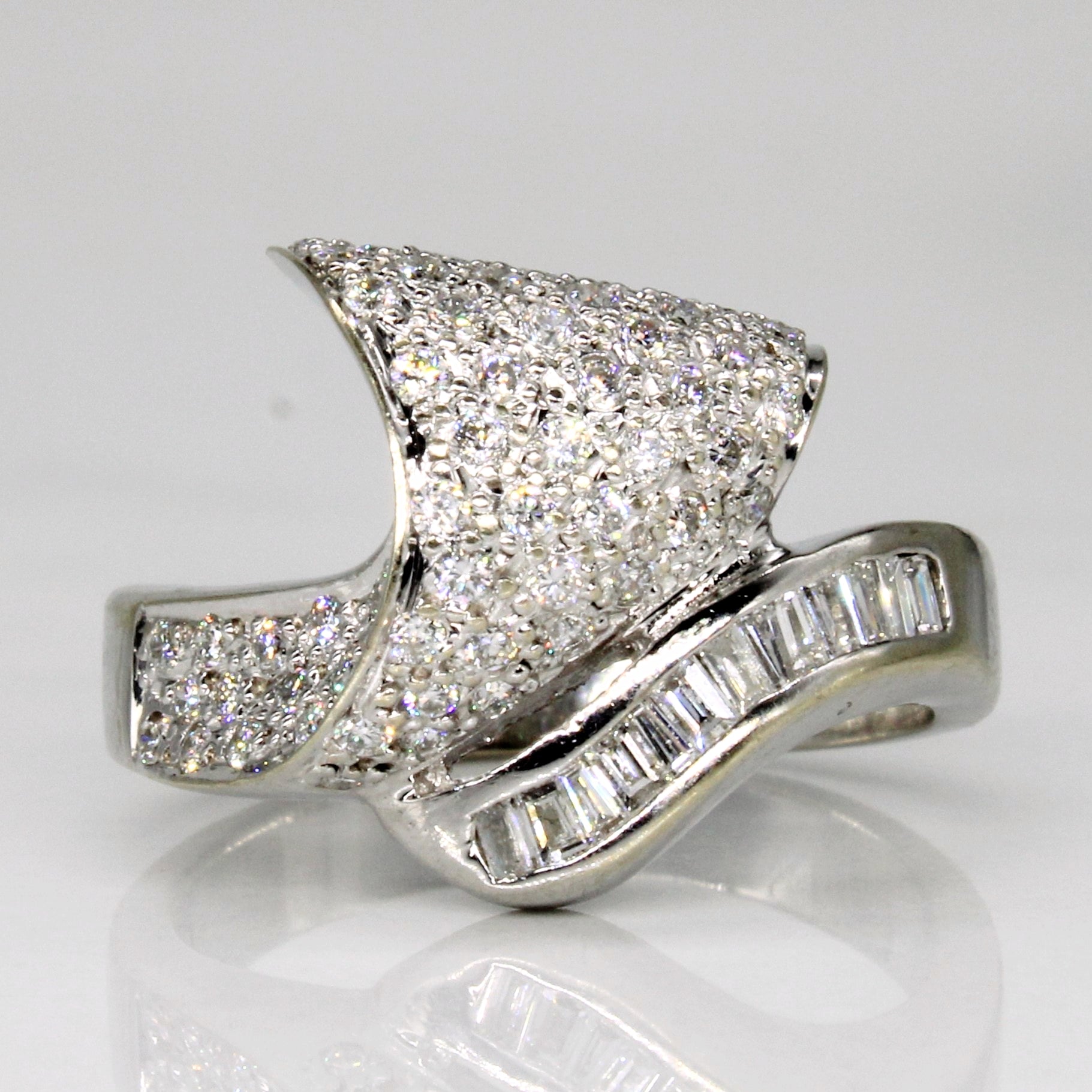 Diamond Cocktail Ring | 0.64ctw | SZ 7 |