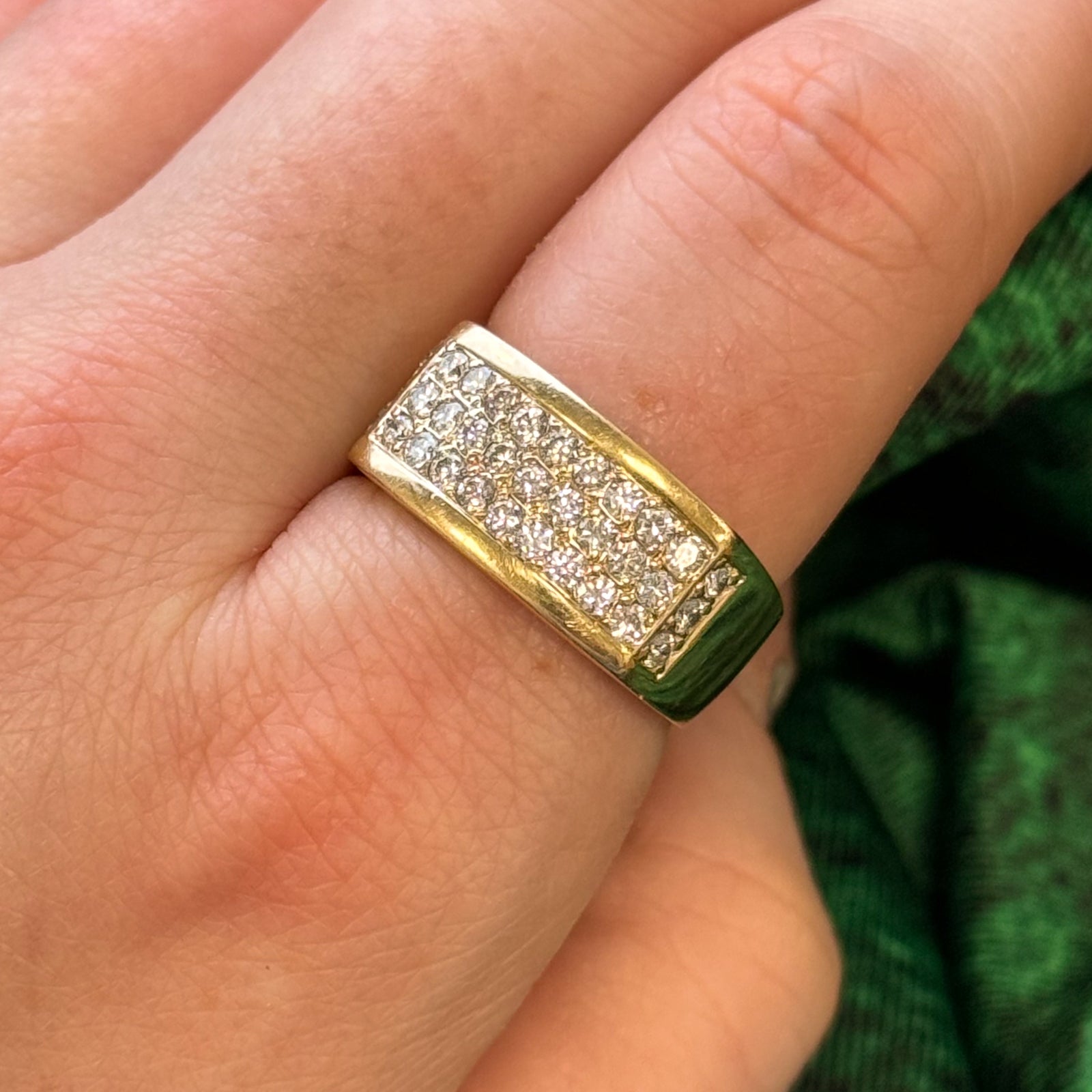 Channel Set Diamond Grid Band | 1.00ctw | SZ 9.25 |