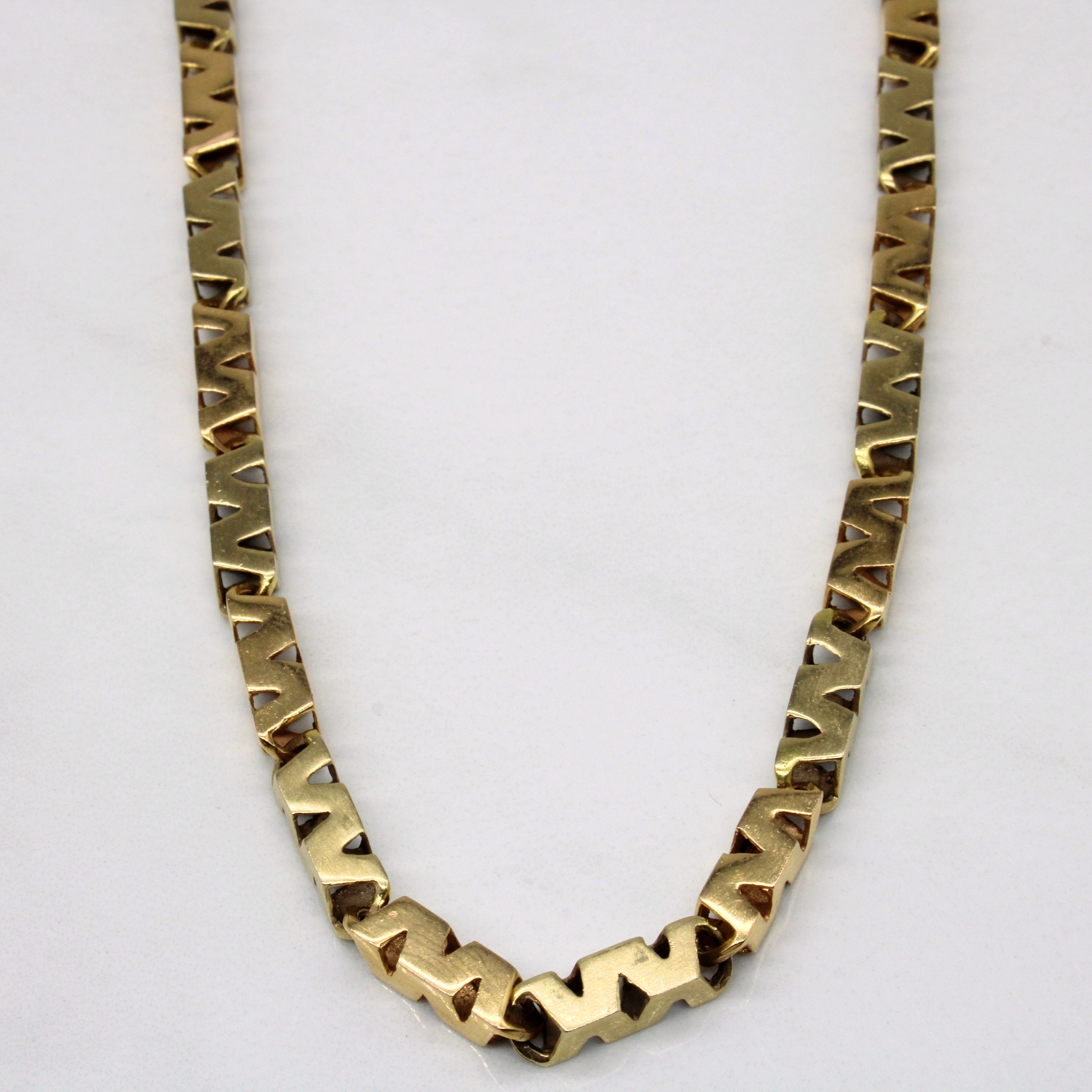 Collier en or jaune 18 carats | 51 cm |