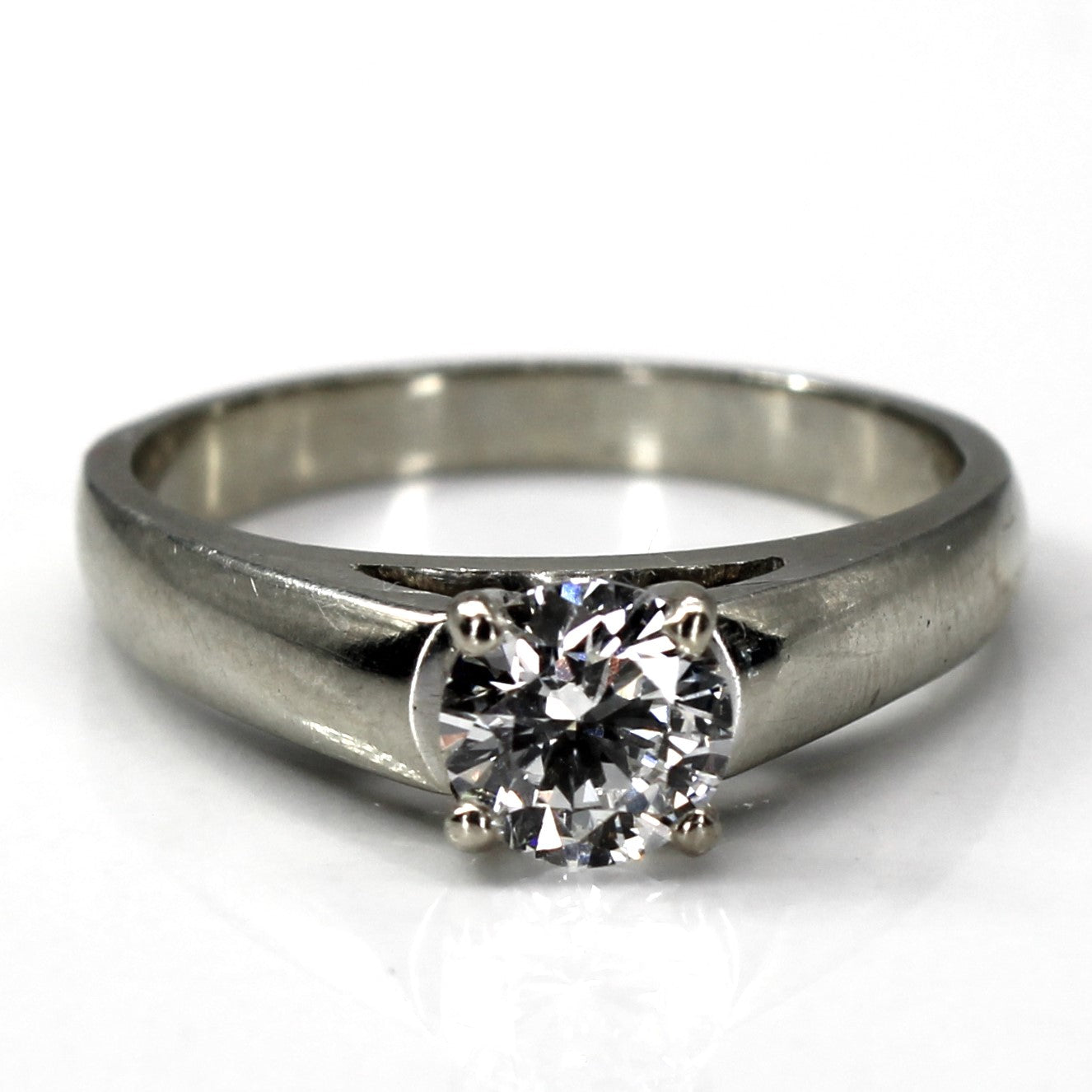 Solitaire Diamond Engagement Ring | 0.67ct SI1 H | SZ 7 |
