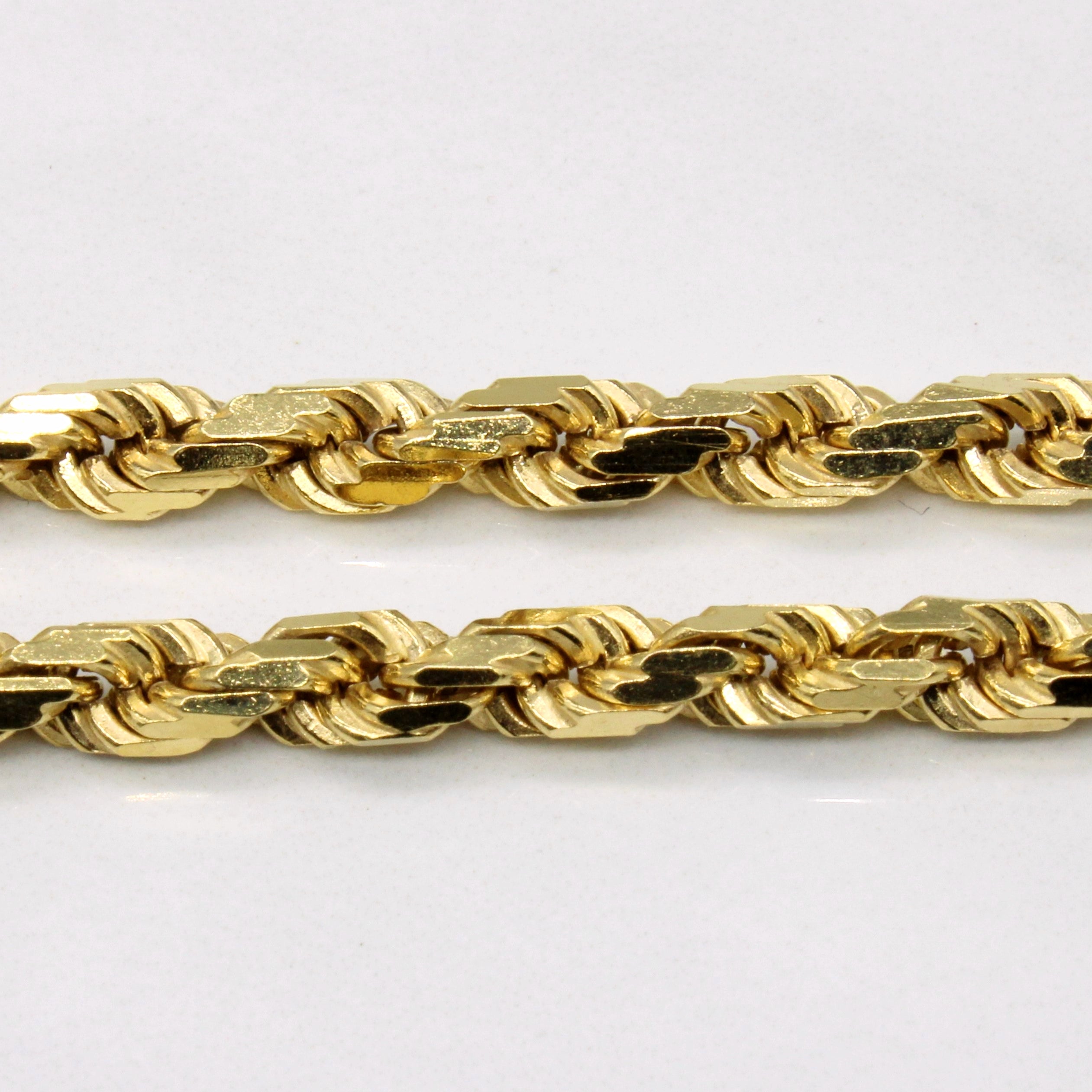 10k Yellow Gold Rope Chain | 24" |