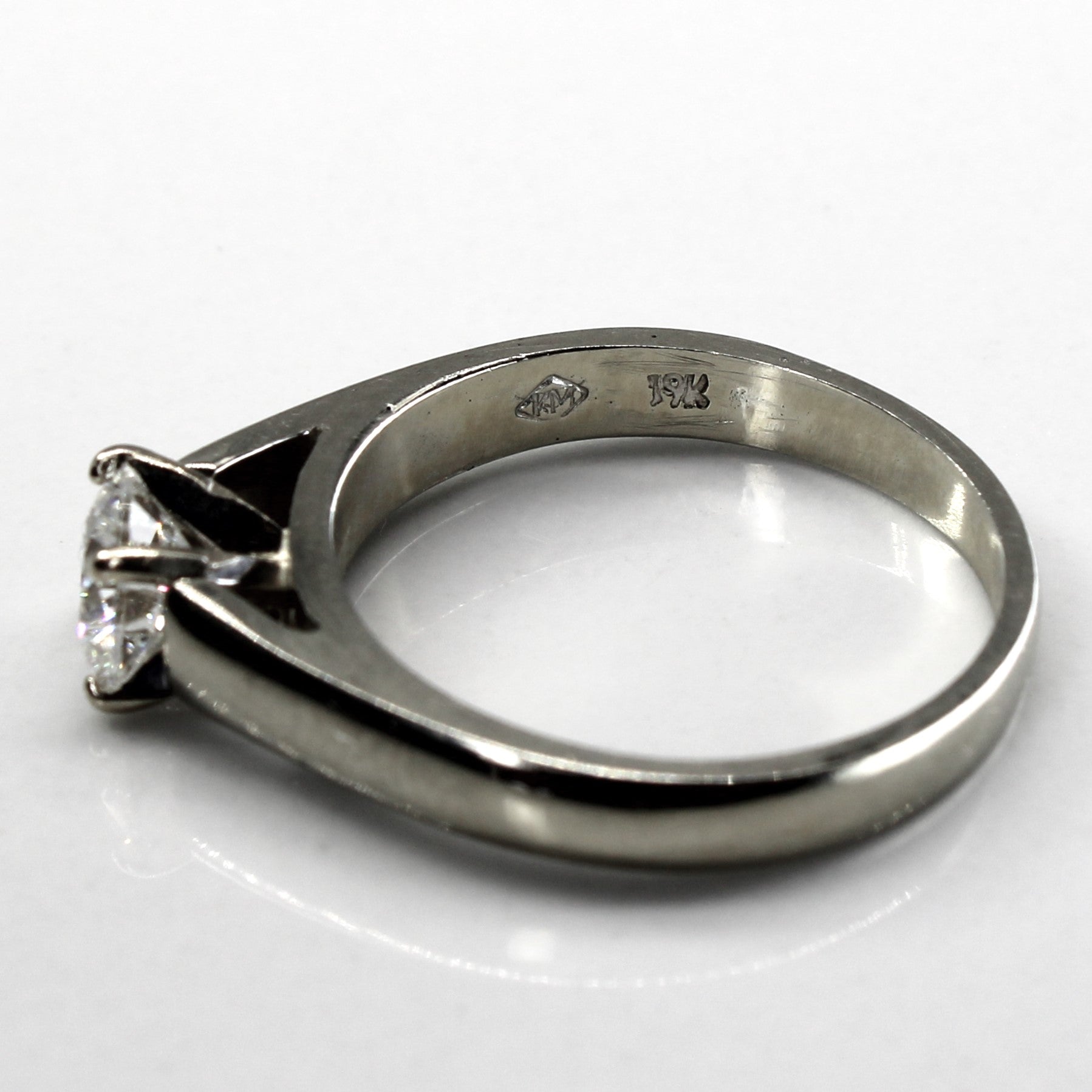 Solitaire Diamond Engagement Ring | 0.67ct SI1 H | SZ 7 |