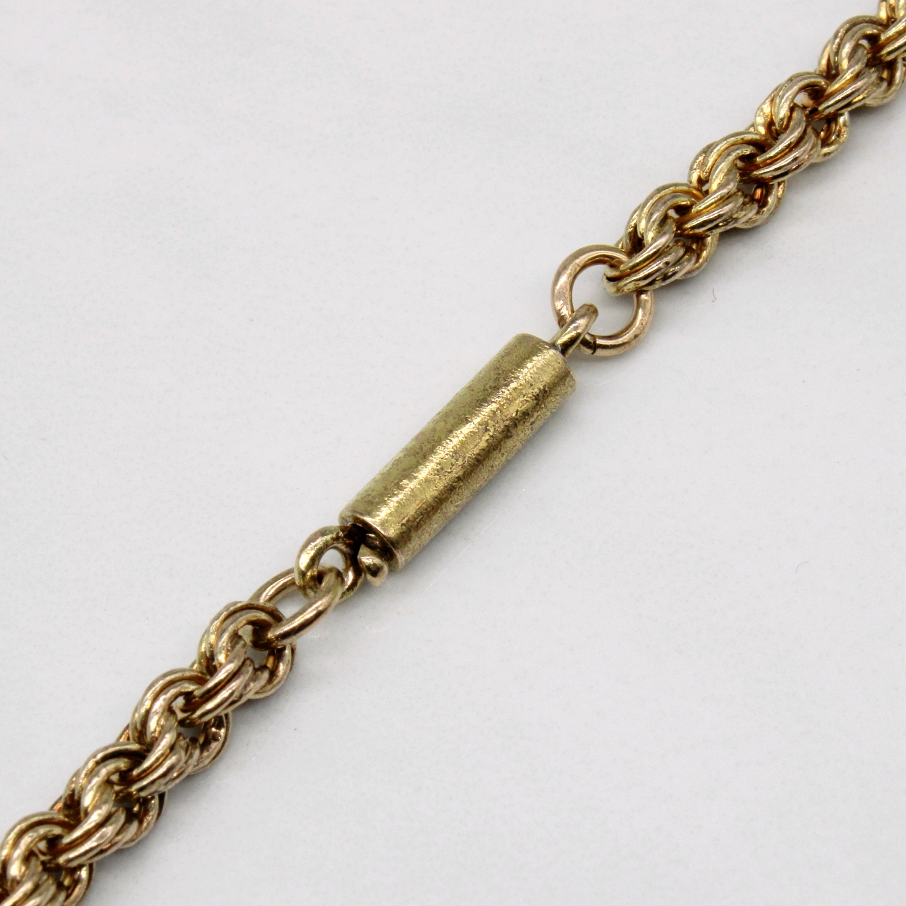 14k Yellow Gold Necklace | 18" |