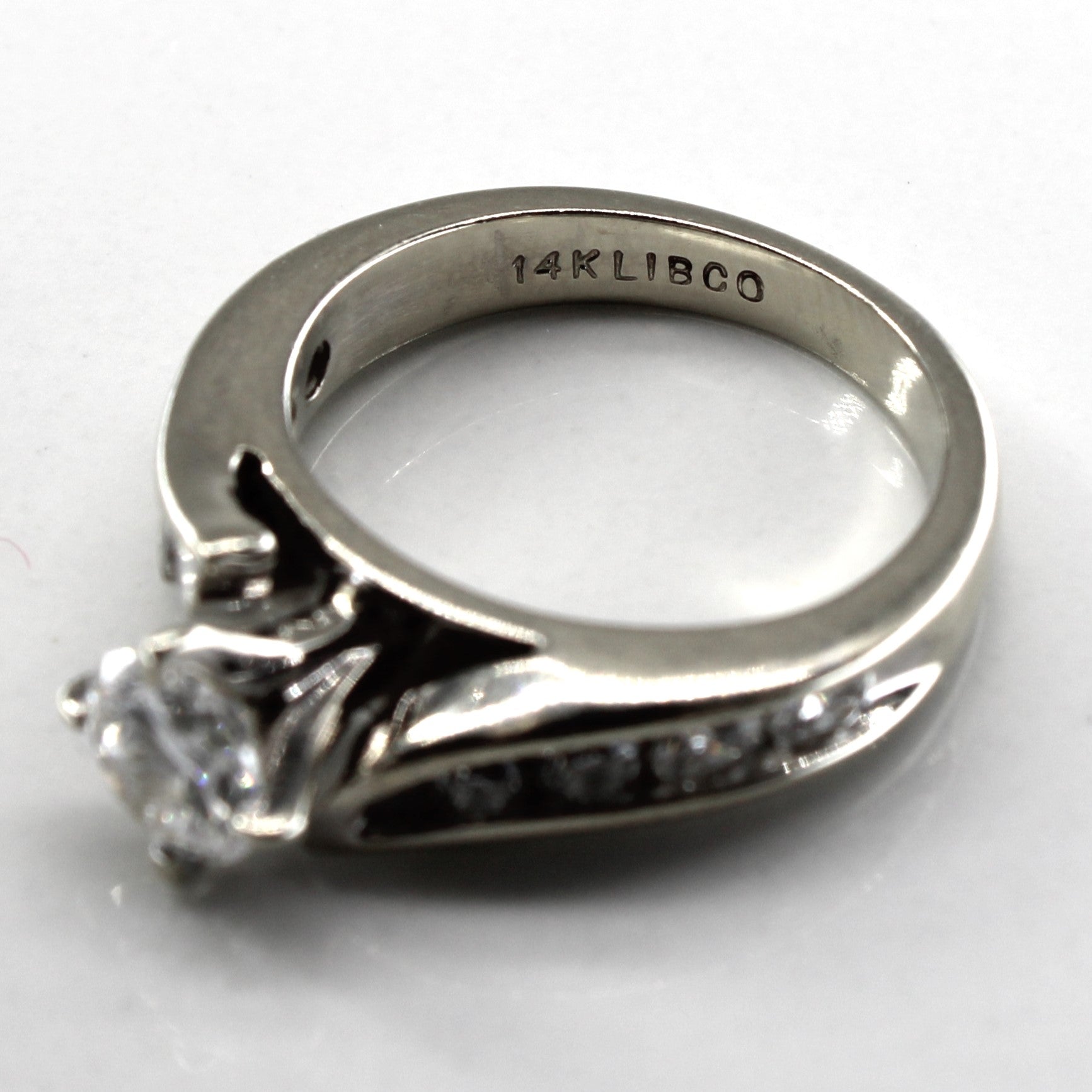 Bypass Diamond Engagement Ring | 1.35ctw SI2/I1 F/G | SZ 4.75 |