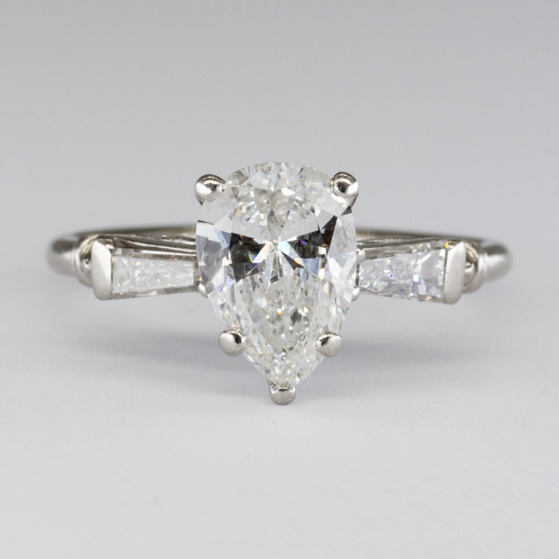 Bague de fiançailles trois diamants | 1,64 ct | Taille 6 |