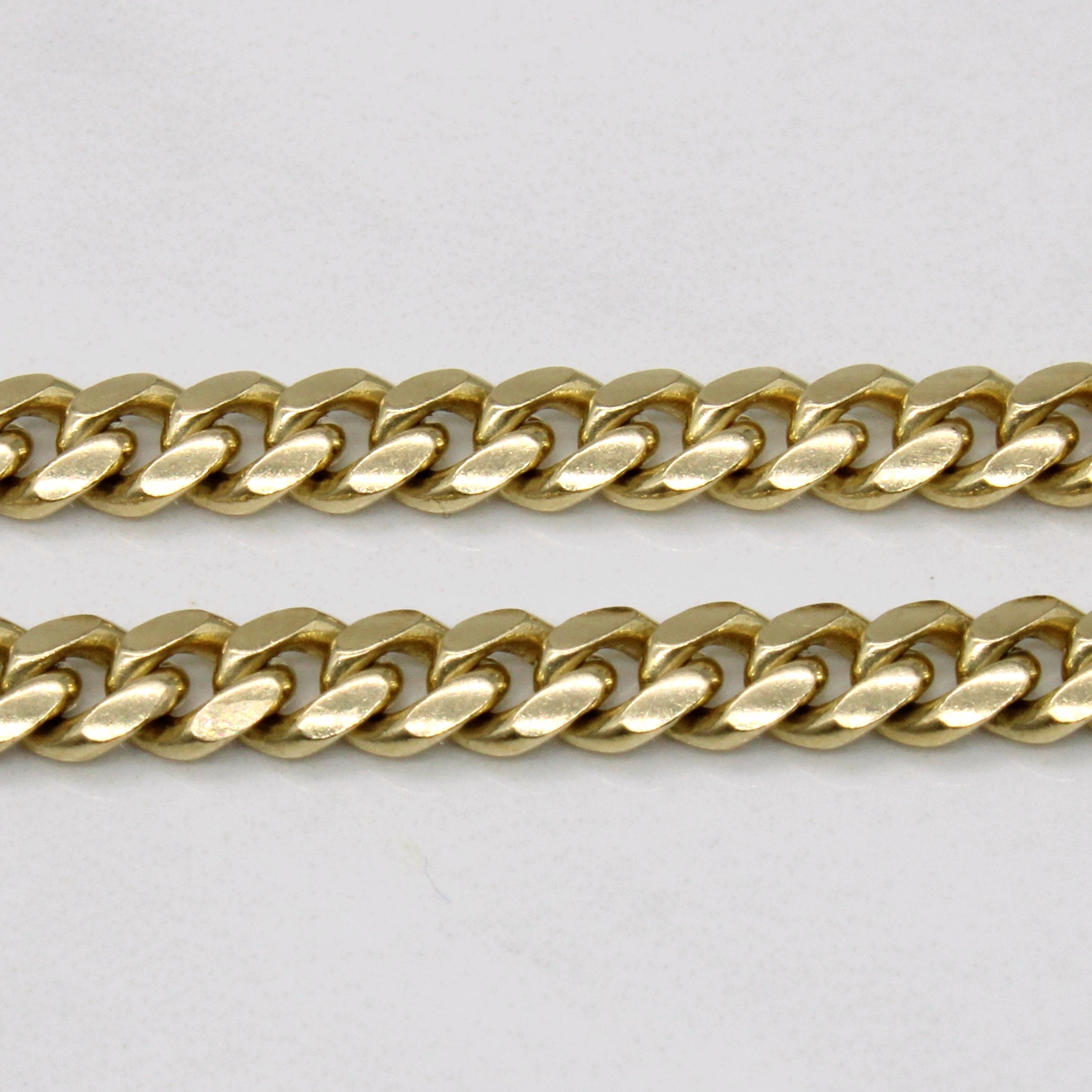 14k Yellow Gold Cuban Link Bracelet | 8.5" |