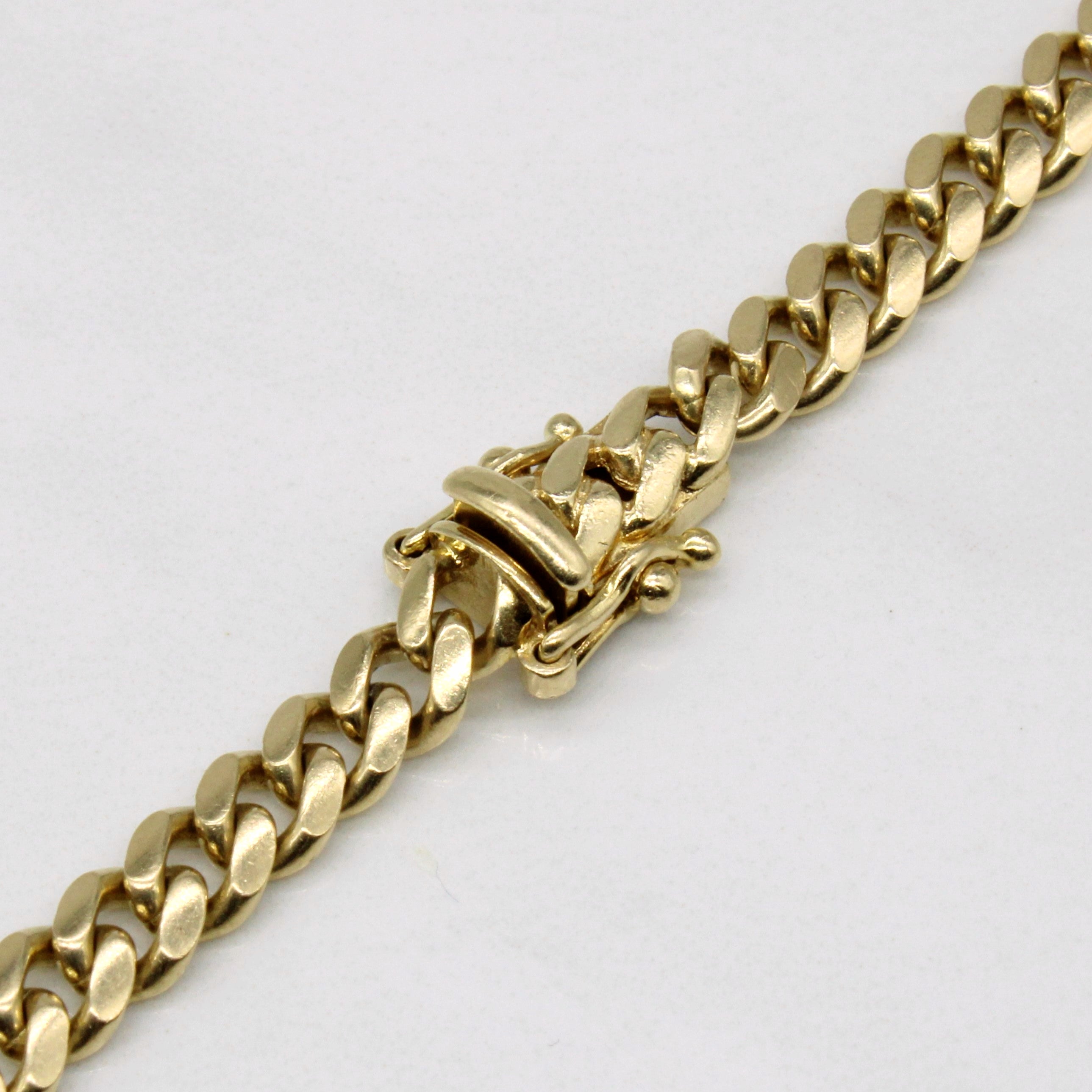 14k Yellow Gold Cuban Link Bracelet | 8.5" |