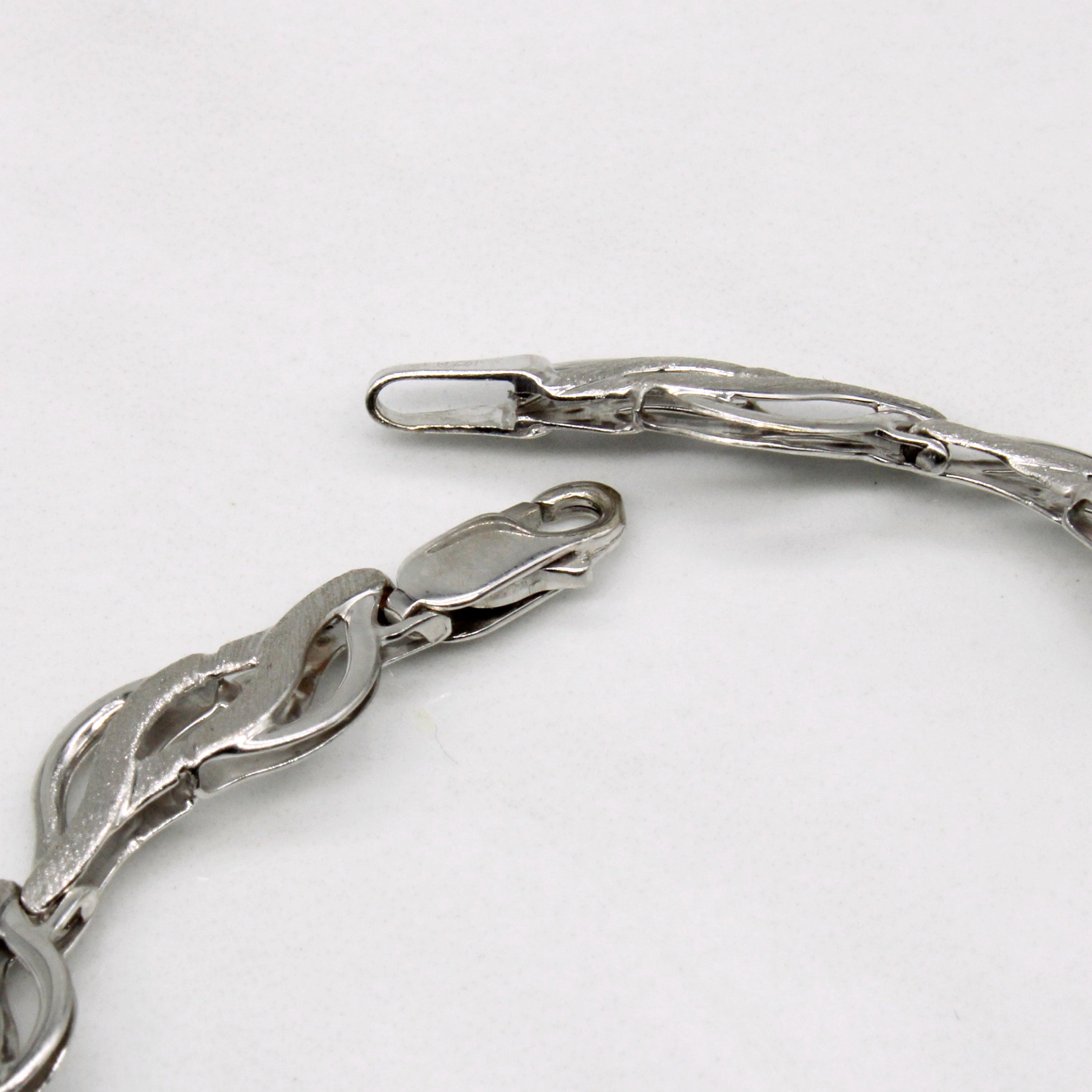 14k White Gold Bracelet | 7.5" |