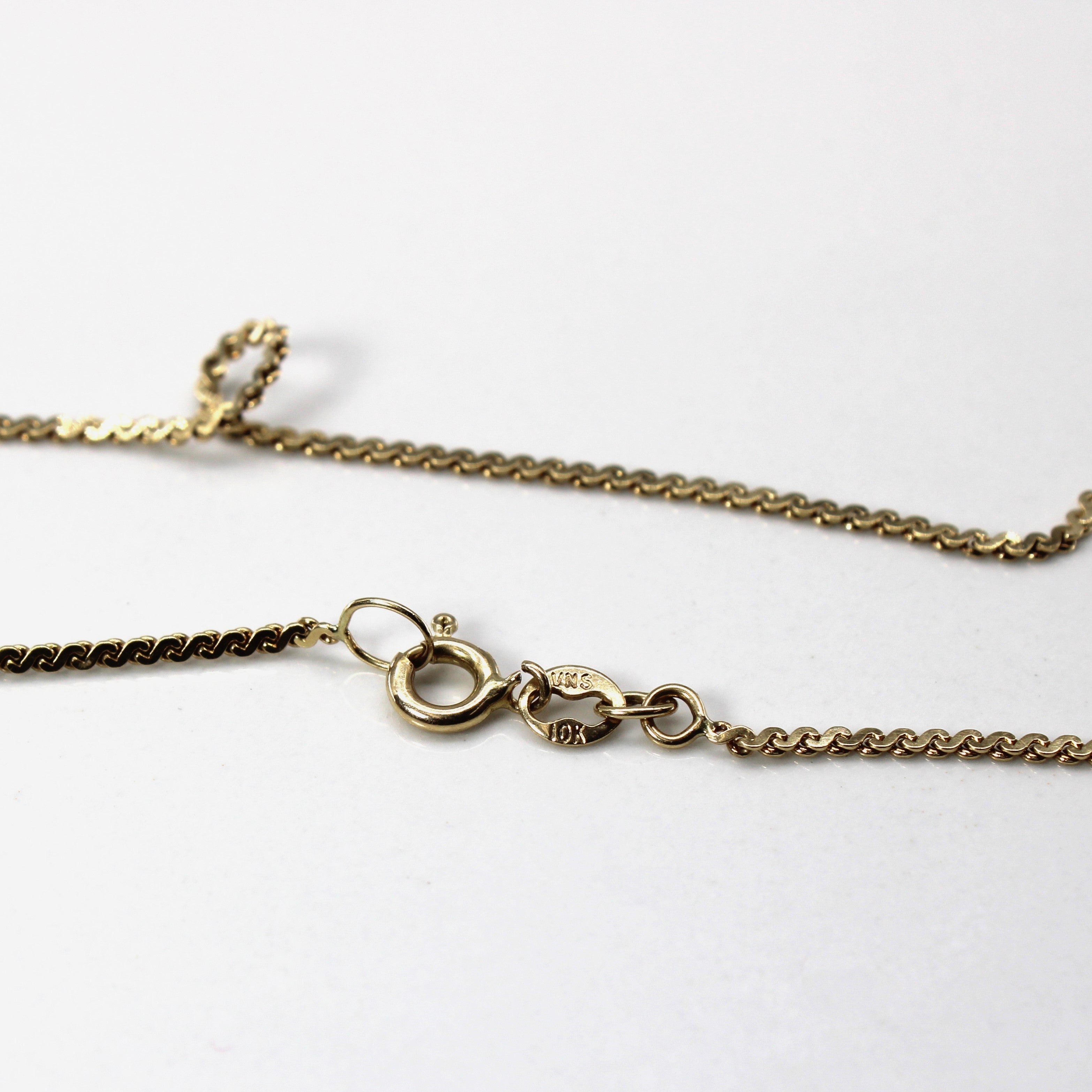 Yellow Gold Serpentine Chain | 16"|
