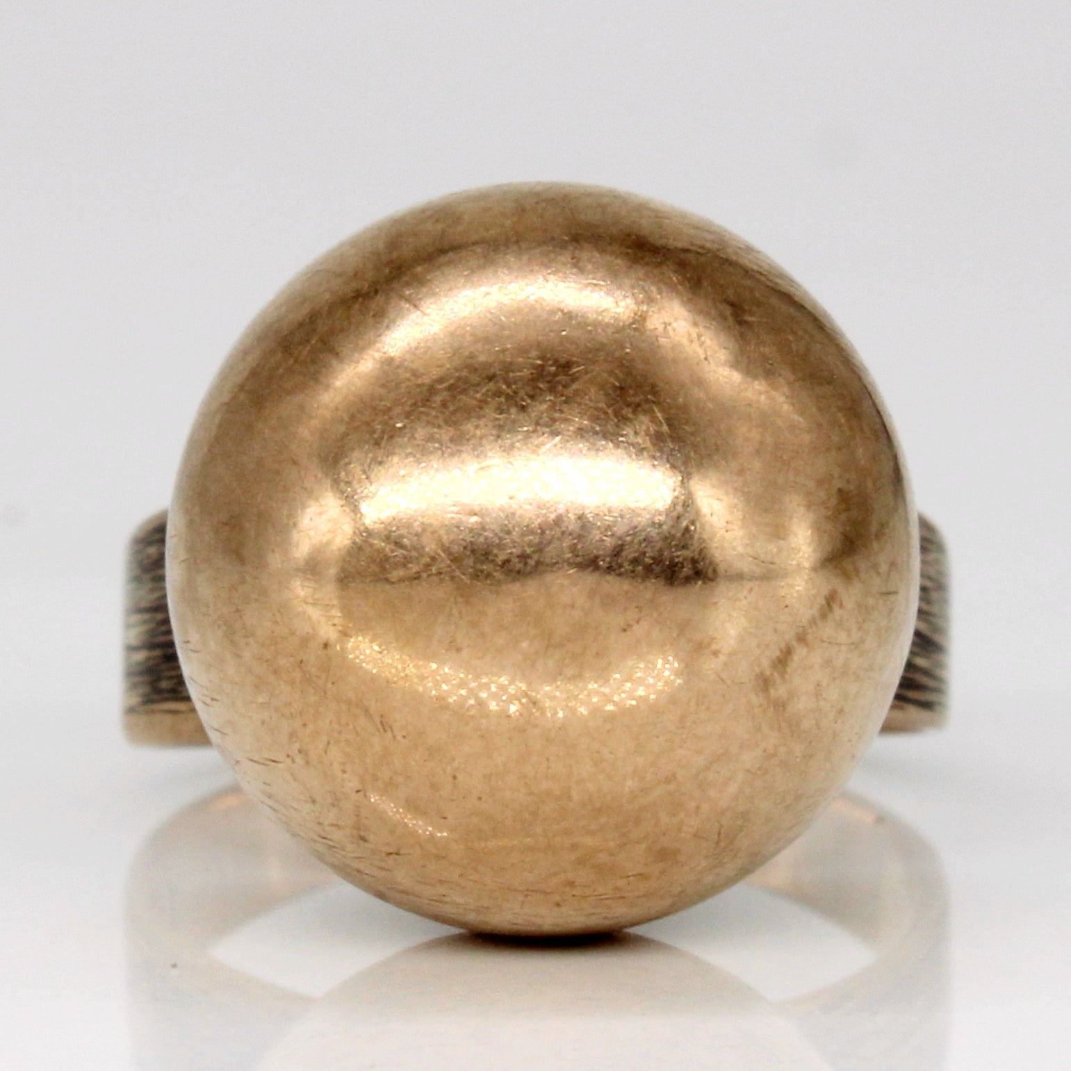 14k Rose Gold Sphere Ring | SZ 5.75 |