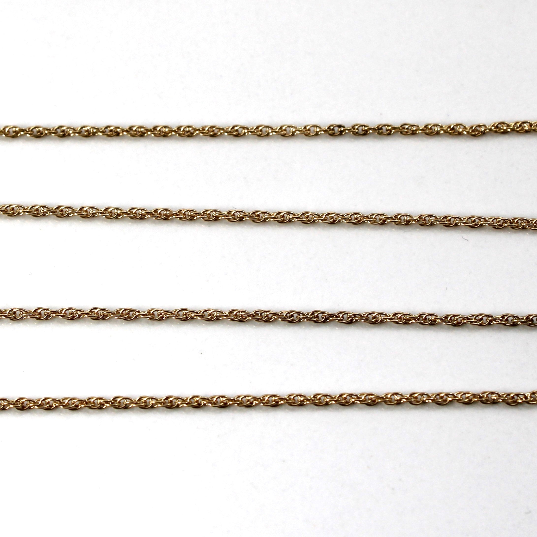 14k Yellow Gold Prince of Wales Chain | 16"|