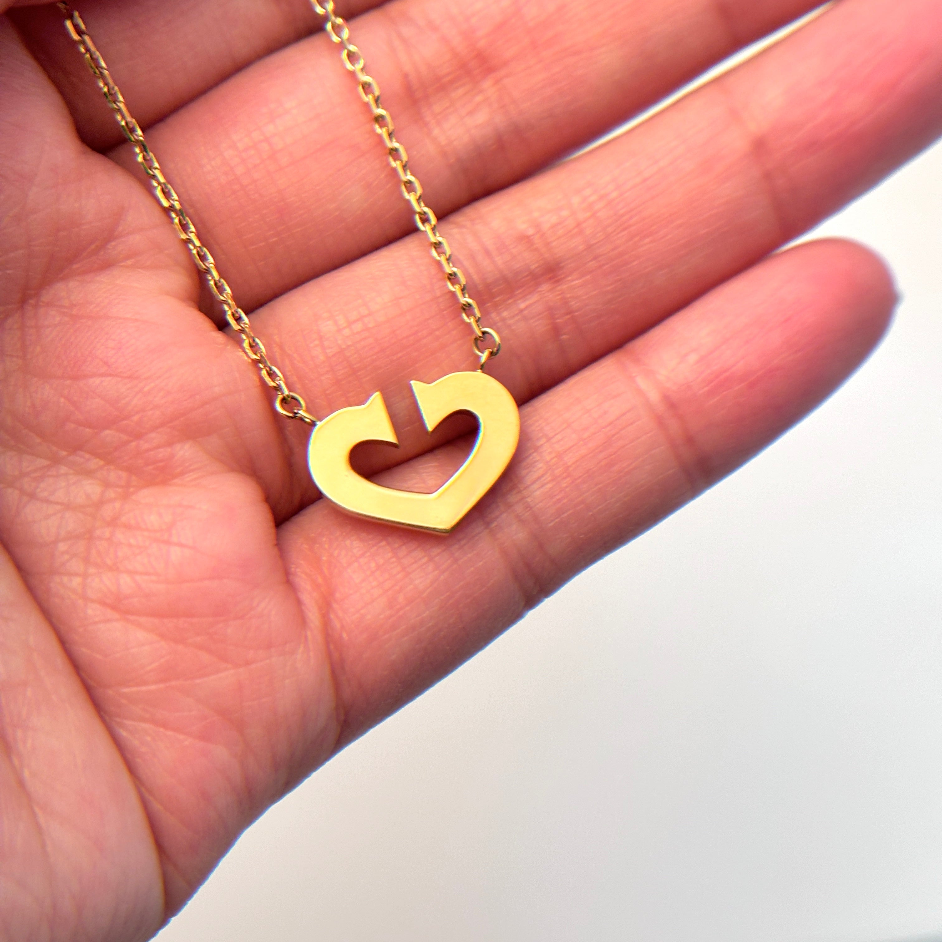 18K Yellow Gold "Cartier C de Heart" Necklace | 16"