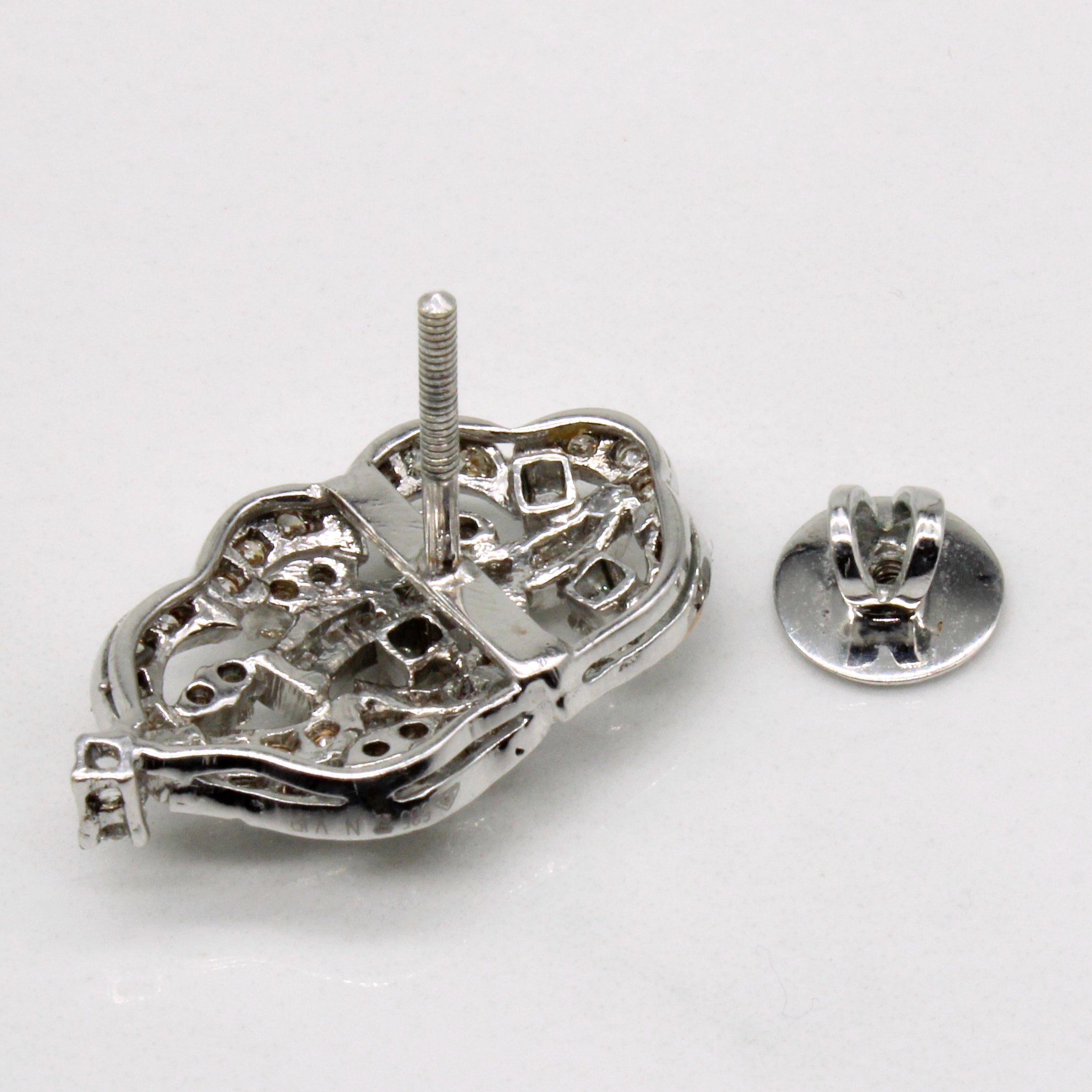 Diamond Screw Back Cocktail Earrings | 2.36ctw |