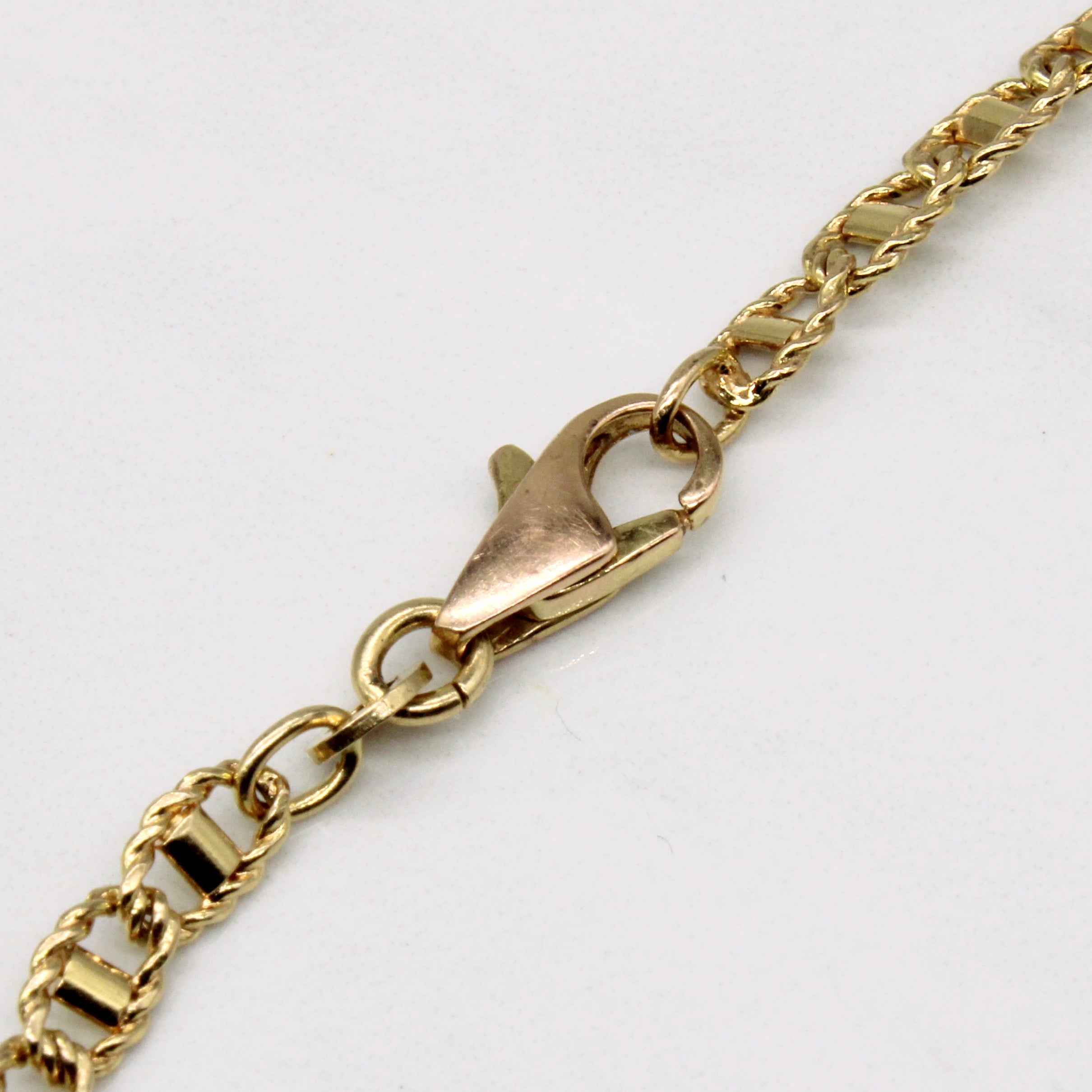 Bracelet en or jaune 14 carats | 18 cm |