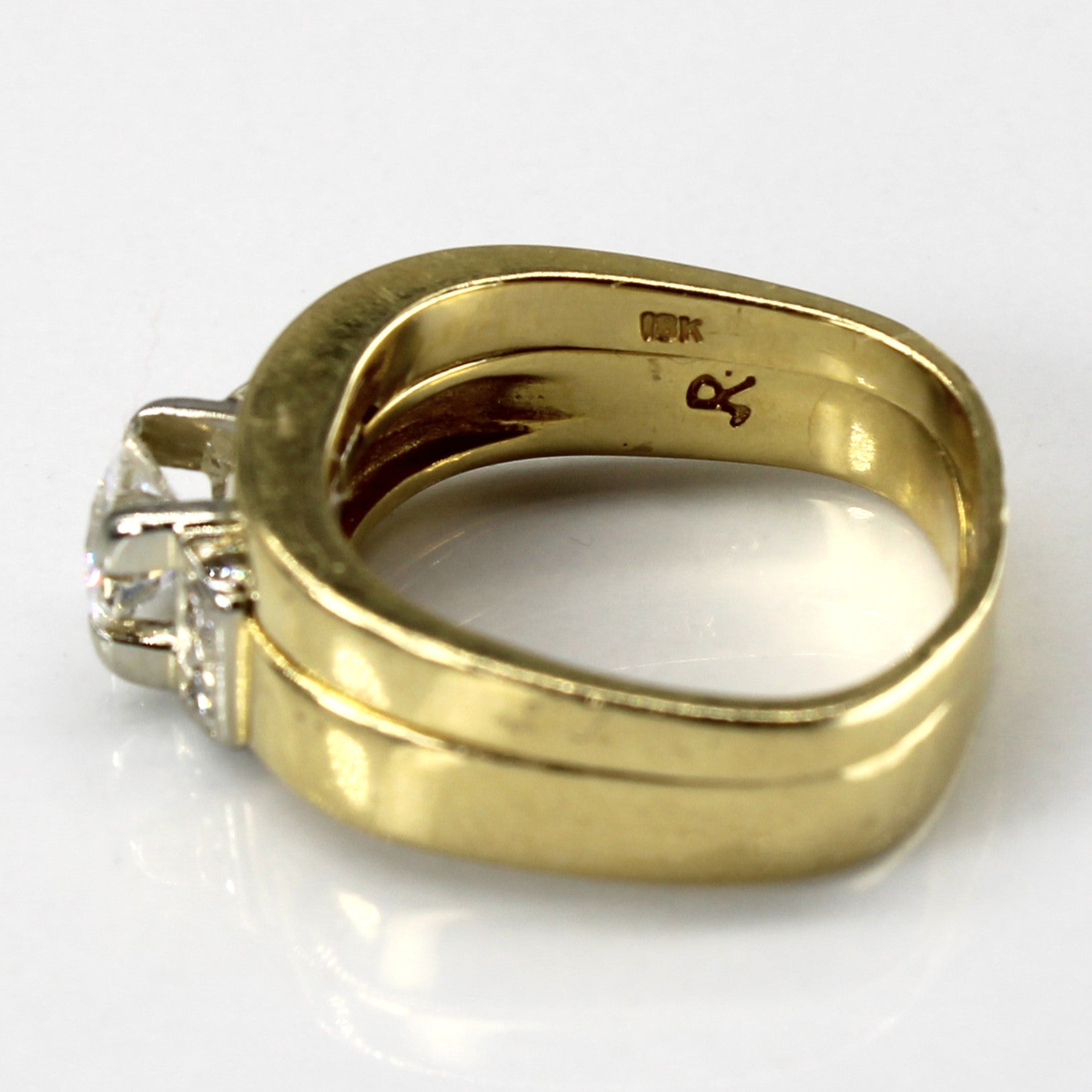 Diamond with Accents Engagement Ring Set | 0.73ctw SI2 H/I | SZ 6.75 |